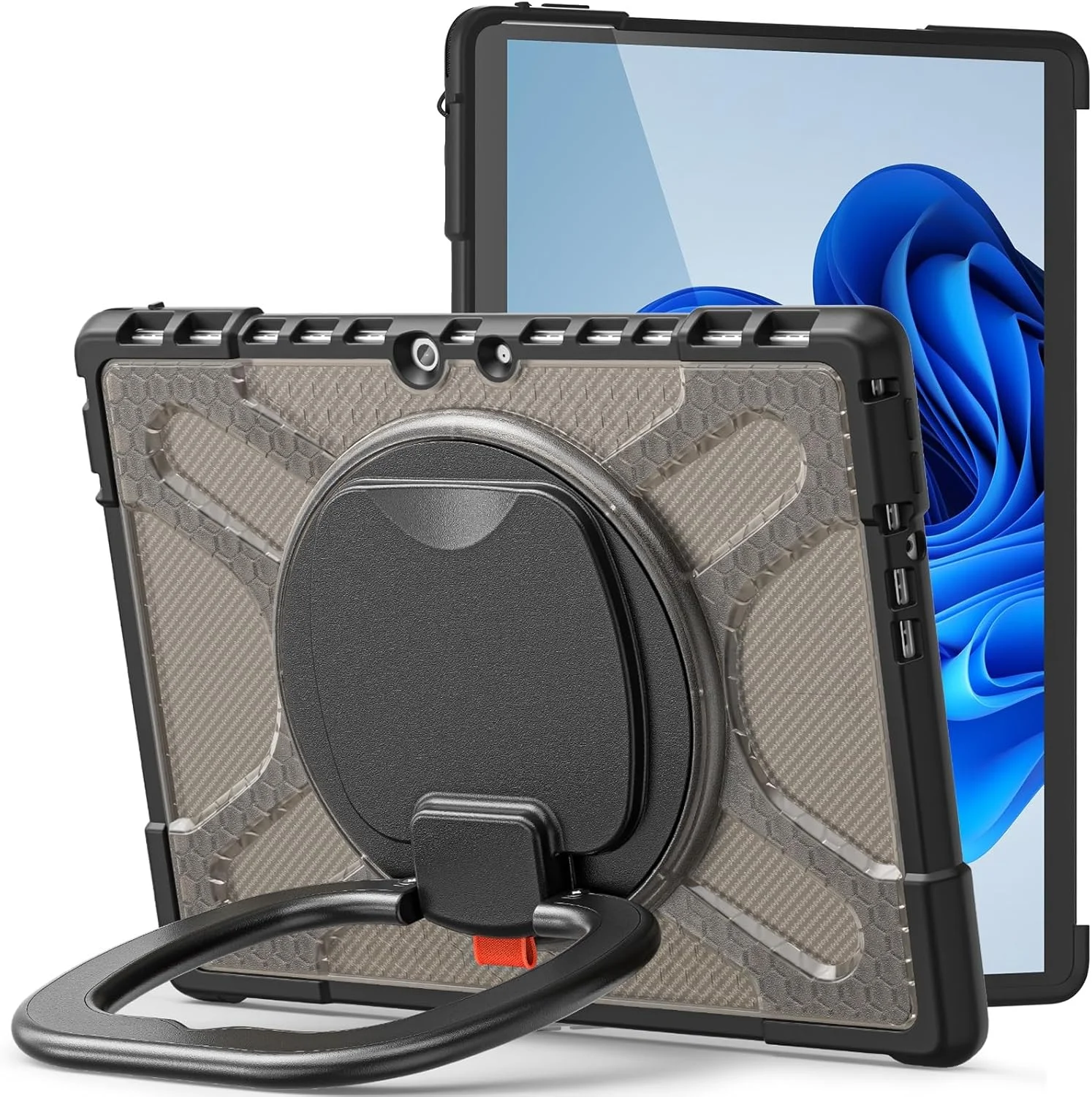 Tablet Protection Compatible with Microsoft Surface Pro 8 13 inch Rotating Stand Case Compatible with Keyboard Type Cover with Stand, Shock and Impact Resistant Protective Case Tablet Protection Compatible with Microsoft Surface Pro 8 13 inch Rotating Stand Case Compatible with Keyboard Type Cover with Stand, Shock and Impact Resistant Protective Case