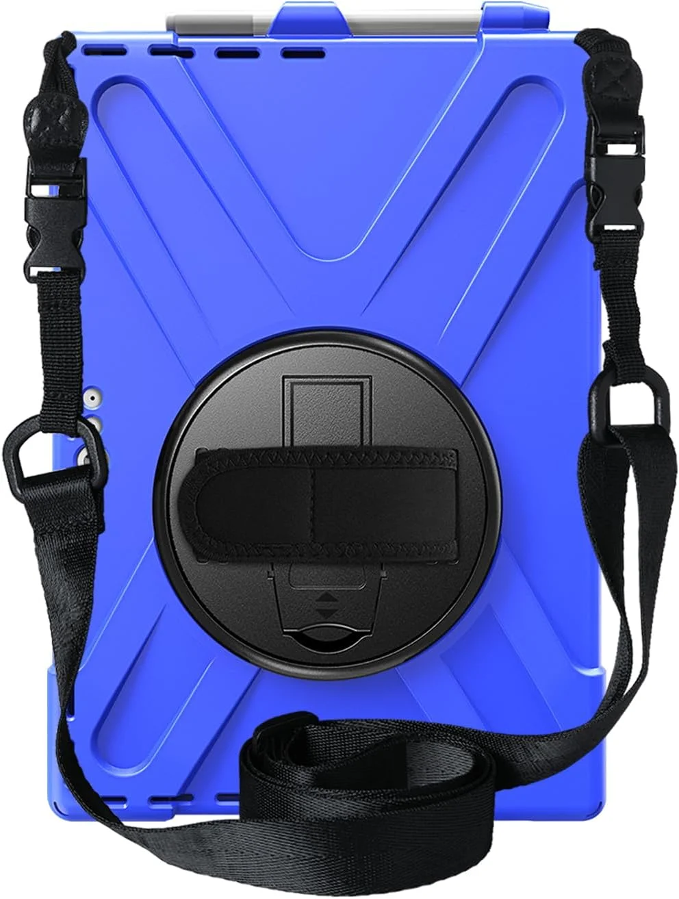 کیف ZXHYliang برای مایکروسافت Surface Go 4 2023 / Go 3 2021 / Go 2 2020 / Surface Go 2018: دارای نگهدارنده قلم، کاور هیبریدی قابل حمل و ضد ضربه، دسته قلاب و حلقه چرخان، بند شانه. (آبی) کیف ZXHYliang برای مایکروسافت Surface Go 4 2023 / Go 3 2021 / Go 2 2020 / Surface Go 2018: دارای نگهدارنده قلم، کاور هیبریدی قابل حمل و ضد ضربه، دسته قلاب و حلقه چرخان، بند شانه. (آبی)