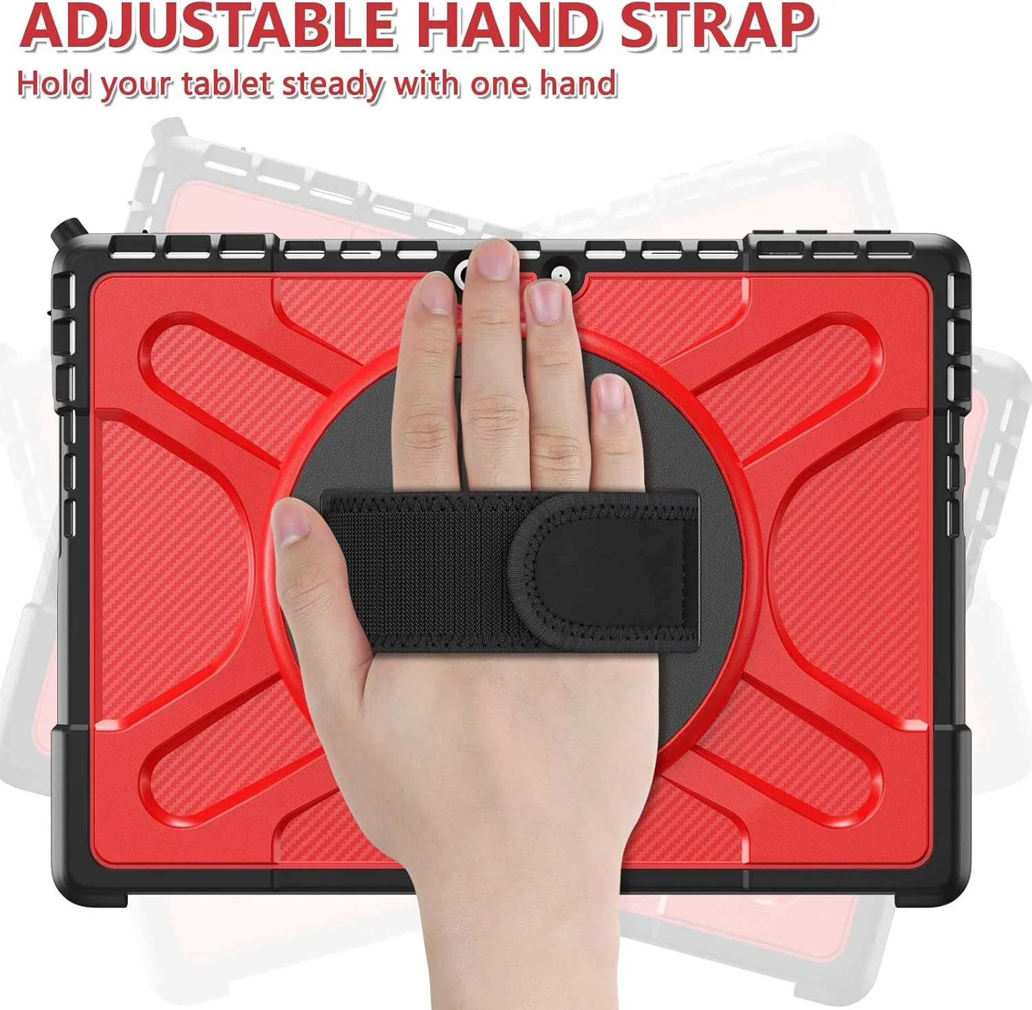 ZORSOME Full-Body Shockproof 360° Kickstand Rugged Protective Case Compatible with Microsoft Surface Pro 9 Compatible with Type Cover Keyboard,Tablet Case Compatible with Surface Pro 8 (Color : RED) ZORSOME Full-Body Shockproof 360° Kickstand Rugged Protective Case Compatible with Microsoft Surface Pro 9 Compatible with Type Cover Keyboard,Tablet Case Compatible with Surface Pro 8 (Color : RED)