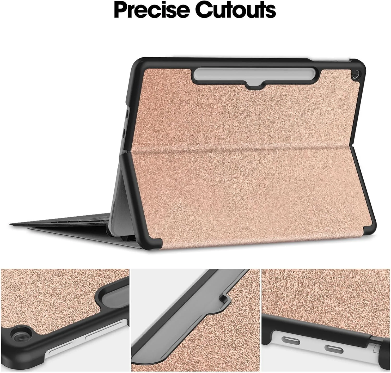 Gruattreay Case Compatible with Microsoft Surface Pro 12 12.0 Inch 2025, Protective Case with Keyboard Storage, Slim Lightweight Hard Shell Protective Cover with Stand (Rose Gold) Gruattreay Case Compatible with Microsoft Surface Pro 12 12.0 Inch 2025, Protective Case with Keyboard Storage, Slim Lightweight Hard Shell Protective Cover with Stand (Rose Gold)