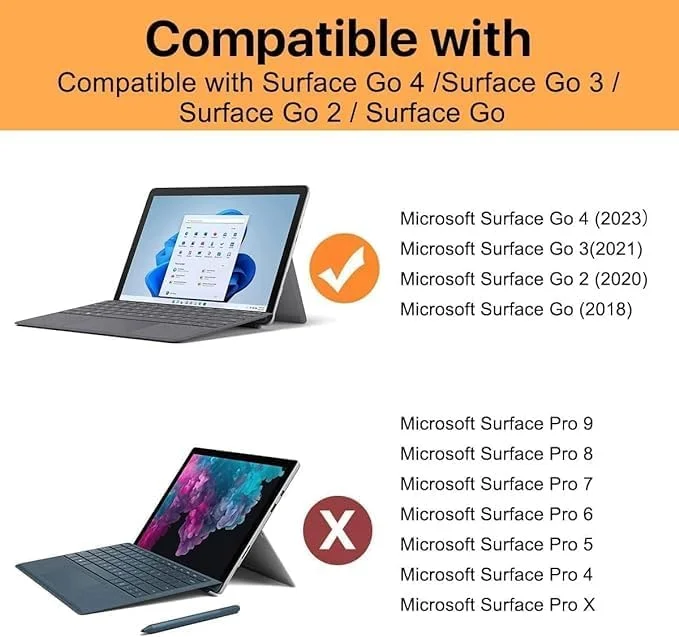 کیف ZXHYliang برای مایکروسافت Surface Go 4 2023 / Go 3 2021 / Go 2 2020 / Surface Go 2018: دارای نگهدارنده قلم، کاور هیبریدی قابل حمل و ضد ضربه، دسته قلاب و حلقه چرخان، بند شانه. (آبی) کیف ZXHYliang برای مایکروسافت Surface Go 4 2023 / Go 3 2021 / Go 2 2020 / Surface Go 2018: دارای نگهدارنده قلم، کاور هیبریدی قابل حمل و ضد ضربه، دسته قلاب و حلقه چرخان، بند شانه. (آبی)