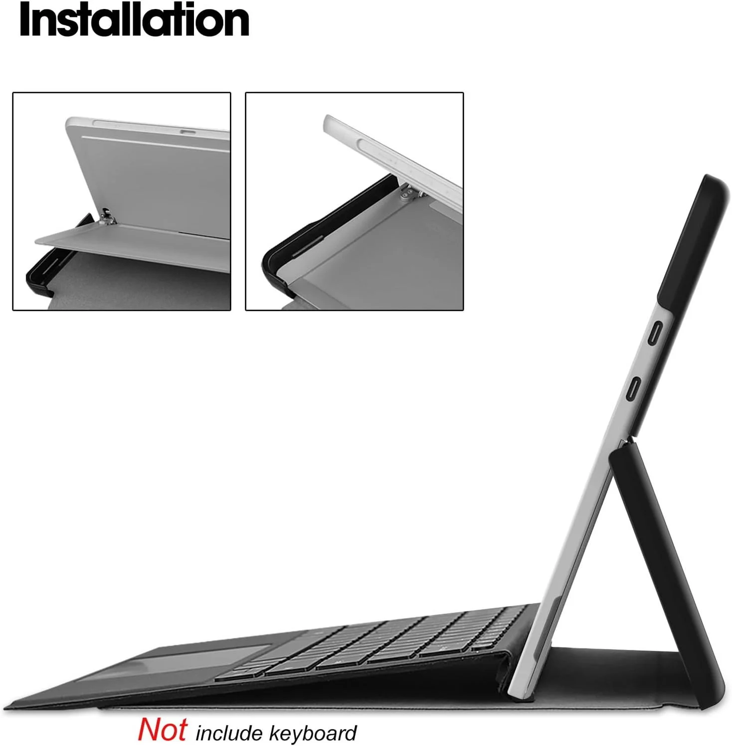 Gruattreay Case Compatible with Microsoft Surface Pro 12 12.0 Inch 2025, Protective Case with Keyboard Storage, Slim Lightweight Hard Shell Protective Cover with Stand (Rose Gold) Gruattreay Case Compatible with Microsoft Surface Pro 12 12.0 Inch 2025, Protective Case with Keyboard Storage, Slim Lightweight Hard Shell Protective Cover with Stand (Rose Gold)