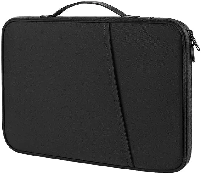 کیف محافظ تبلت نایلونی ProElite مناسب تبلت‌های 12 تا 13 اینچی، سازگار با Apple iPad Air 13/Pro 13/Pro 12.9، Samsung Galaxy Tab S7/S8/S9 Plus/S7/S9 FE Plus 12.4 اینچ، Lenovo Tab P12، Microsoft Surface Pro، مشکی