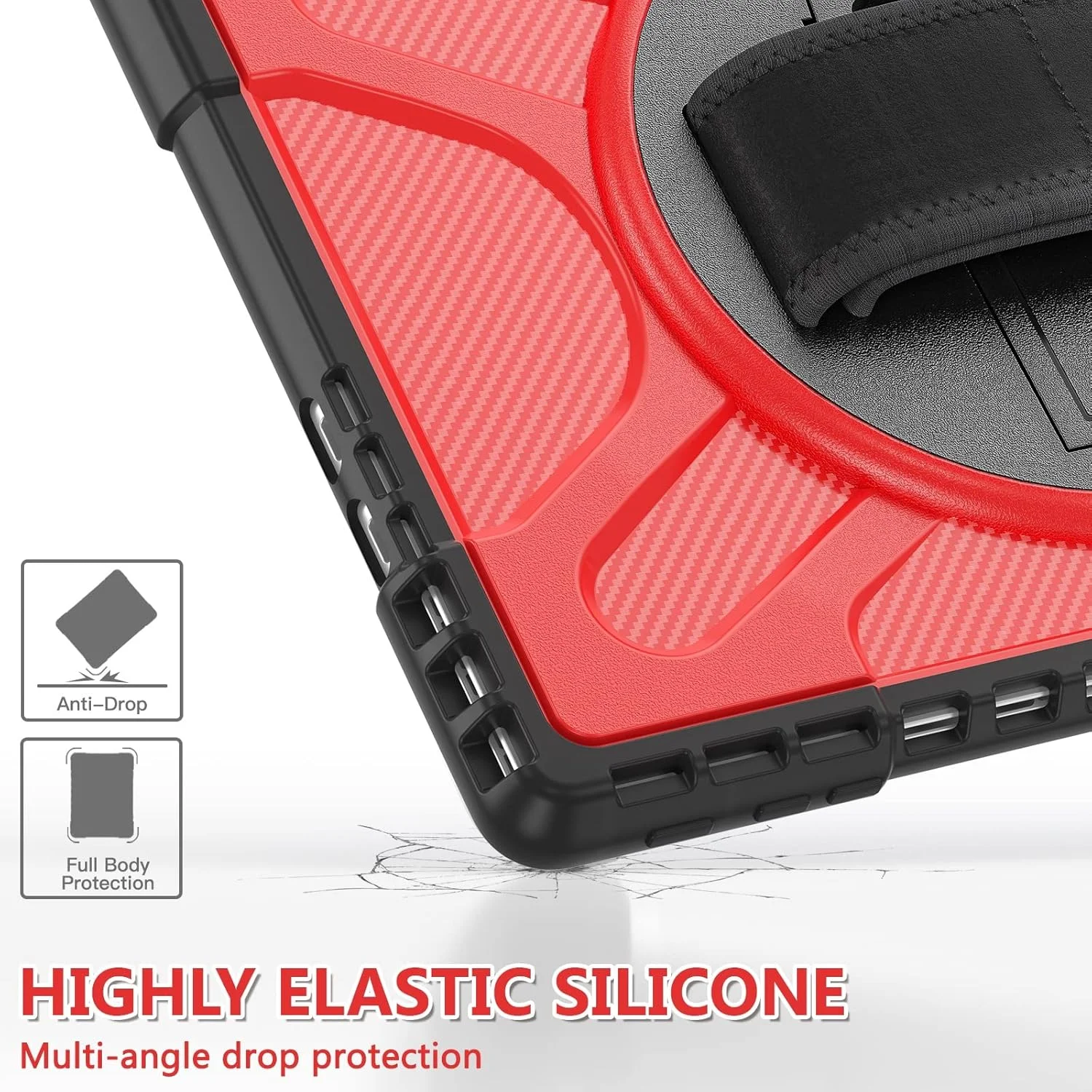 ZORSOME Full-Body Shockproof 360° Kickstand Rugged Protective Case Compatible with Microsoft Surface Pro 9 Compatible with Type Cover Keyboard,Tablet Case Compatible with Surface Pro 8 (Color : RED) ZORSOME Full-Body Shockproof 360° Kickstand Rugged Protective Case Compatible with Microsoft Surface Pro 9 Compatible with Type Cover Keyboard,Tablet Case Compatible with Surface Pro 8 (Color : RED)