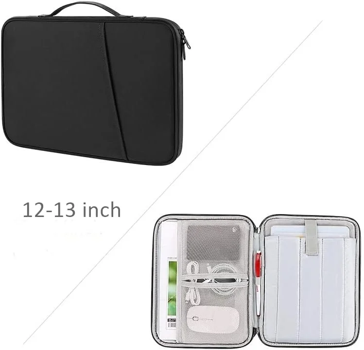 کیف محافظ تبلت نایلونی ProElite مناسب تبلتهای 12 تا 13 اینچی، سازگار با Apple iPad Air 13/Pro 13/Pro 12.9، Samsung Galaxy Tab S7/S8/S9 Plus/S7/S9 FE Plus 12.4 اینچ، Lenovo Tab P12، Microsoft Surface Pro، مشکی کیف محافظ تبلت نایلونی ProElite مناسب تبلتهای 12 تا 13 اینچی، سازگار با Apple iPad Air 13/Pro 13/Pro 12.9، Samsung Galaxy Tab S7/S8/S9 Plus/S7/S9 FE Plus 12.4 اینچ، Lenovo Tab P12، Microsoft Surface Pro، مشکی