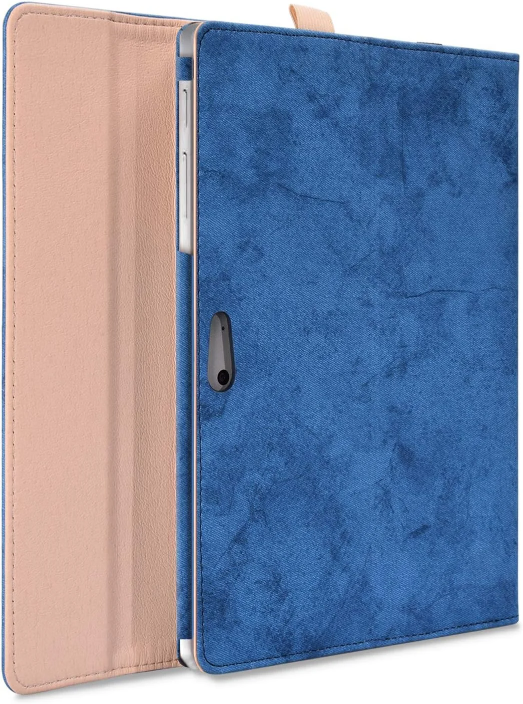 کیف محافظ Gylint برای مایکروسافت Surface Go، کاور باریک تجاری با قابلیت تنظیم چند زاویه دید، سازگار با کیبورد Type Cover (آبی تیره) کیف محافظ Gylint برای مایکروسافت Surface Go، کاور باریک تجاری با قابلیت تنظیم چند زاویه دید، سازگار با کیبورد Type Cover (آبی تیره)