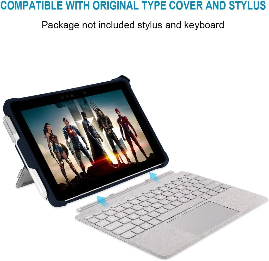 کاور محافظ یو تک برای مایکروسافت سرفیس پرو 7 پلاس/پرو 6/پرو 5/پرو 4، کاور سرفیس پرو با پایه تاشو، ضد ضربه، مقاوم، دارای جای قلم، سازگار با تایپ کاور، طرح مرمر کاور محافظ یو تک برای مایکروسافت سرفیس پرو 7 پلاس/پرو 6/پرو 5/پرو 4، کاور سرفیس پرو با پایه تاشو، ضد ضربه، مقاوم، دارای جای قلم، سازگار با تایپ کاور، طرح مرمر