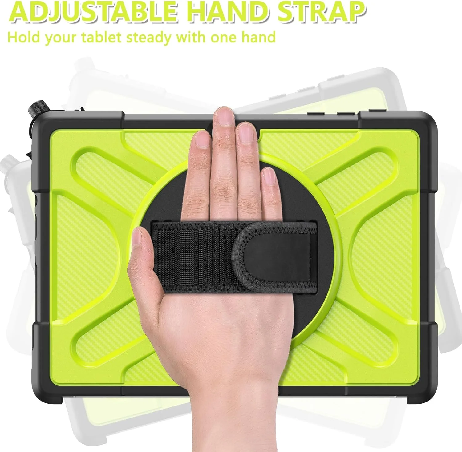 کاور SLLMYYX برای مایکروسافت Surface Go 4/Go 3/Go 2 سایز 10.5 اینچ، کاور ضد ضربه چرخان 360 درجه با بند دستی، سازگار با کیبورد Type Cover (سبز زرد) کاور SLLMYYX برای مایکروسافت Surface Go 4/Go 3/Go 2 سایز 10.5 اینچ، کاور ضد ضربه چرخان 360 درجه با بند دستی، سازگار با کیبورد Type Cover (سبز زرد)