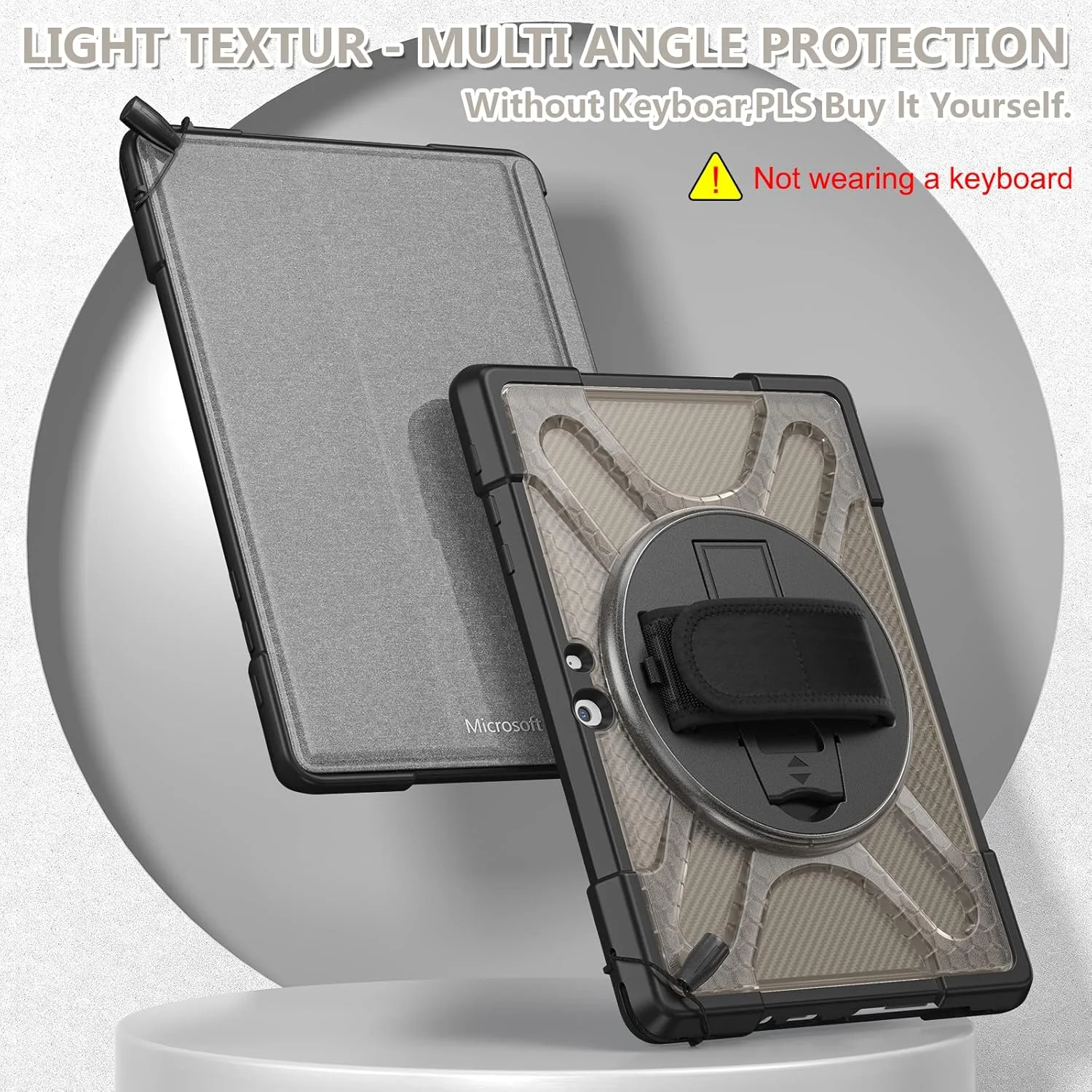 کیف ZXHYliang برای مایکروسافت Surface Go 4 2023 / Go 3 2021 / Go 2 2020 / Surface Go 2018: با پایه و بند دستی، مقاوم در برابر ضربه، سازگار با کیبورد Type Cover. (قهوه ای تیره) کیف ZXHYliang برای مایکروسافت Surface Go 4 2023 / Go 3 2021 / Go 2 2020 / Surface Go 2018: با پایه و بند دستی، مقاوم در برابر ضربه، سازگار با کیبورد Type Cover. (قهوه ای تیره)