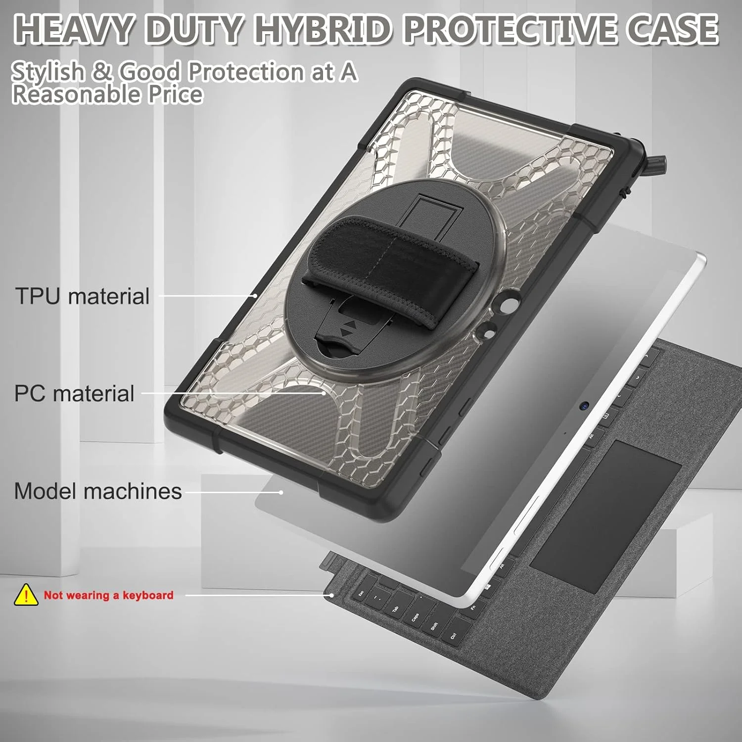 کیف ZXHYliang برای مایکروسافت Surface Go 4 2023 / Go 3 2021 / Go 2 2020 / Surface Go 2018: با پایه و بند دستی، مقاوم در برابر ضربه، سازگار با کیبورد Type Cover. (قهوه ای تیره) کیف ZXHYliang برای مایکروسافت Surface Go 4 2023 / Go 3 2021 / Go 2 2020 / Surface Go 2018: با پایه و بند دستی، مقاوم در برابر ضربه، سازگار با کیبورد Type Cover. (قهوه ای تیره)