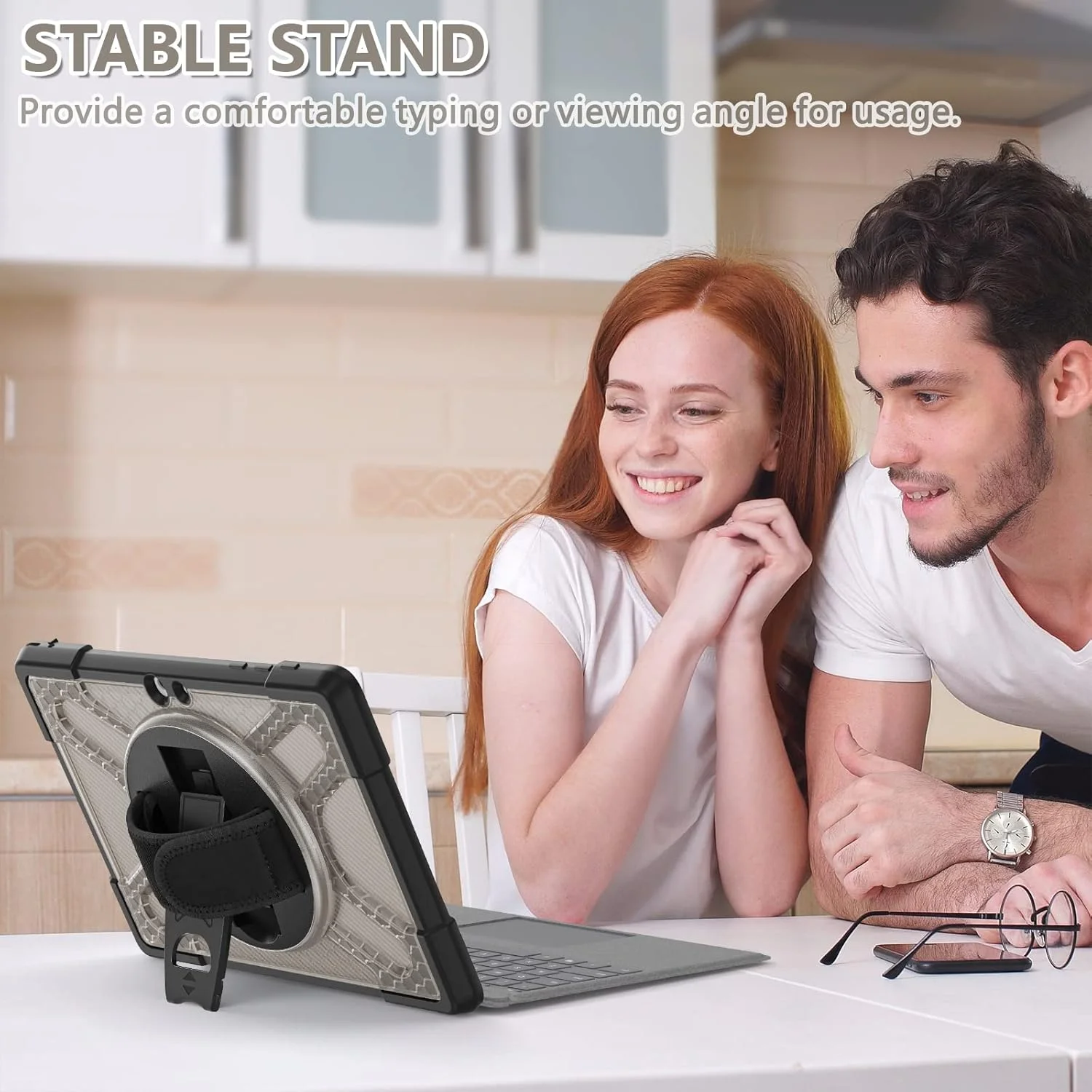 کیف ZXHYliang برای مایکروسافت Surface Go 4 2023 / Go 3 2021 / Go 2 2020 / Surface Go 2018: با پایه و بند دستی، مقاوم در برابر ضربه، سازگار با کیبورد Type Cover. (قهوه ای تیره) کیف ZXHYliang برای مایکروسافت Surface Go 4 2023 / Go 3 2021 / Go 2 2020 / Surface Go 2018: با پایه و بند دستی، مقاوم در برابر ضربه، سازگار با کیبورد Type Cover. (قهوه ای تیره)