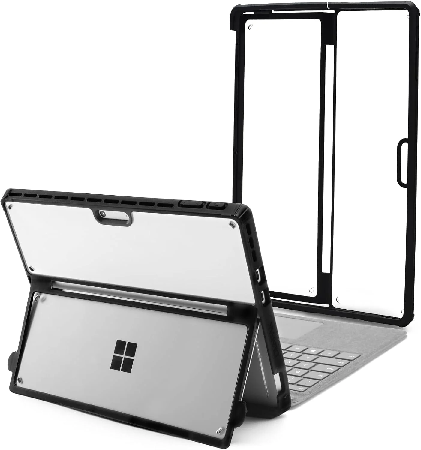 Omnpak Microsoft Surface Pro 9 Case 13" Shock-Resistant Rugged Multi-Angle Protective Cover Compatible with Type Cover Keyboard for Surface Pro 9 2022 Omnpak Microsoft Surface Pro 9 Case 13" Shock-Resistant Rugged Multi-Angle Protective Cover Compatible with Type Cover Keyboard for Surface Pro 9 2022