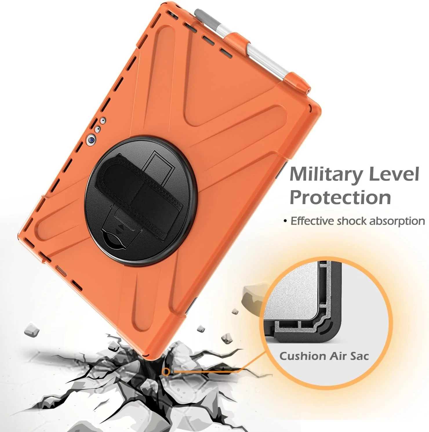 Tablet PC Case Compatible with Microsoft Surface Pro 7/Pro 6/Pro 5/Pro 4/Pro 7+ Case, Heavy Duty Rugged Shockproof Drop Protection Case with Pen Holder,Shoulder Strap Protective Cover for Kids Silicon Tablet PC Case Compatible with Microsoft Surface Pro 7/Pro 6/Pro 5/Pro 4/Pro 7+ Case, Heavy Duty Rugged Shockproof Drop Protection Case with Pen Holder,Shoulder Strap Protective Cover for Kids Silicon