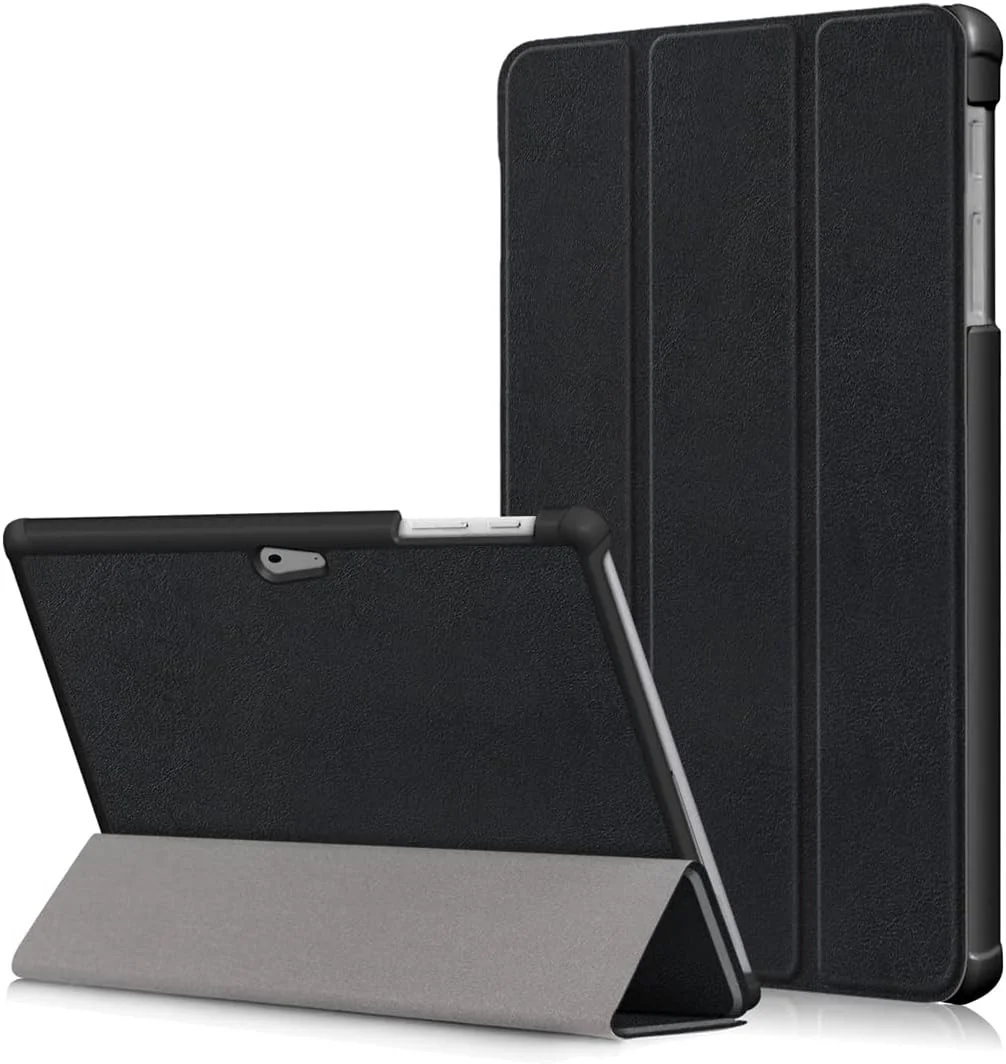 XFDSFDL® Protective Cover for Microsoft Surface Go 3 (10.5 Inch) Ultra Thin PU Leather Flip Case with Tri-fold Built Stand Holster Device Shell, Black XFDSFDL® Protective Cover for Microsoft Surface Go 3 (10.5 Inch) Ultra Thin PU Leather Flip Case with Tri-fold Built Stand Holster Device Shell, Black