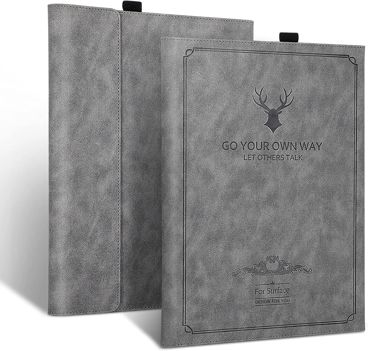 کیف HEUCYL مناسب برای تبلت مایکروسافت Surface Pro 7+ Plus/Pro 6 / Pro 5 2017 / Pro 4 12.3 اینچی، کیف چرمی PU فولیو استند تجاری قابل تنظیم چند زاویه با نگهدارنده قلم، خاکستری کیف HEUCYL مناسب برای تبلت مایکروسافت Surface Pro 7+ Plus/Pro 6 / Pro 5 2017 / Pro 4 12.3 اینچی، کیف چرمی PU فولیو استند تجاری قابل تنظیم چند زاویه با نگهدارنده قلم، خاکستری