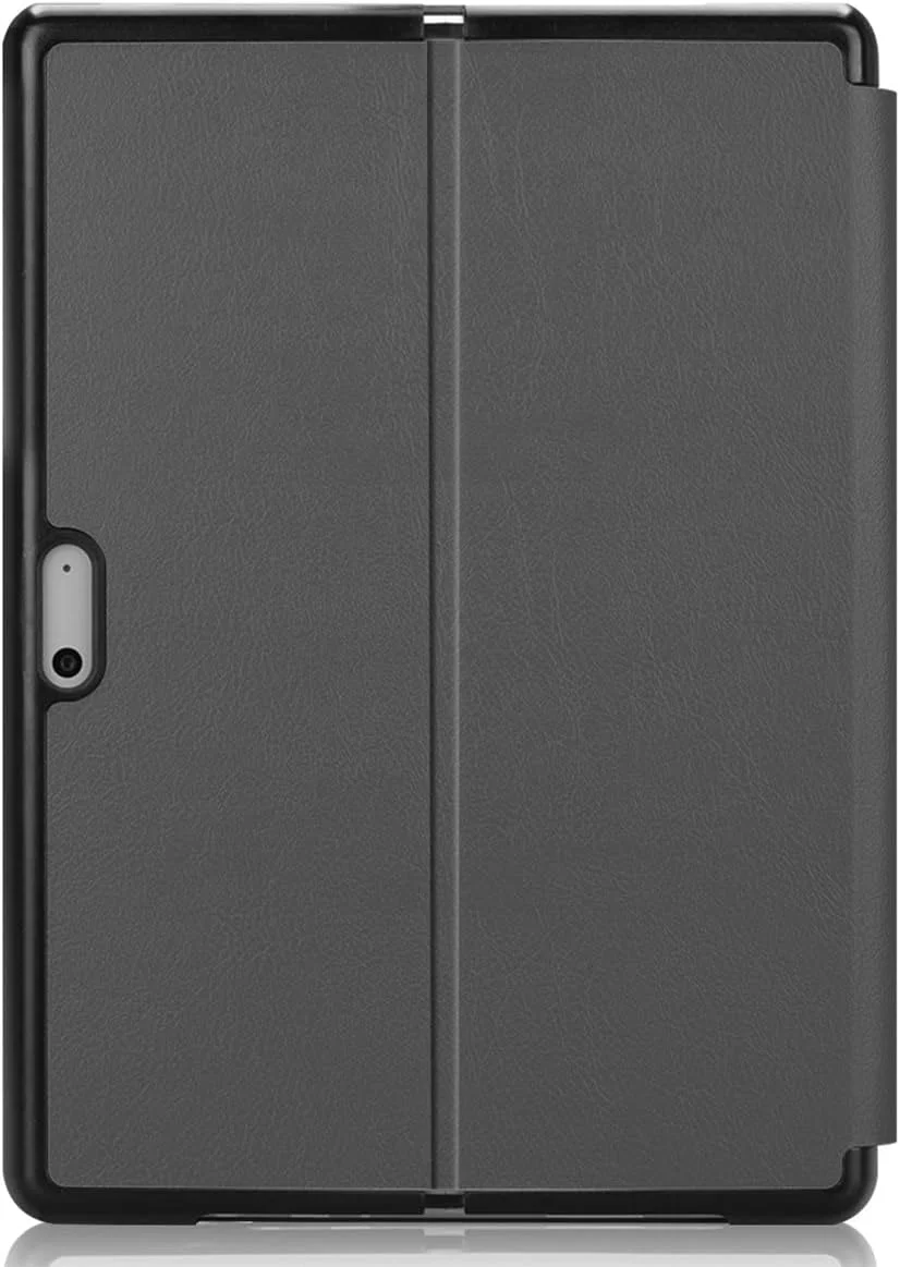SATURCASE Case for Microsoft Surface Pro 8, PU Leather Flip Folio Stand Ultra Slim Light Weight Protective Cover (Gray) (Keyboard not Included) SATURCASE Case for Microsoft Surface Pro 8, PU Leather Flip Folio Stand Ultra Slim Light Weight Protective Cover (Gray) (Keyboard not Included)