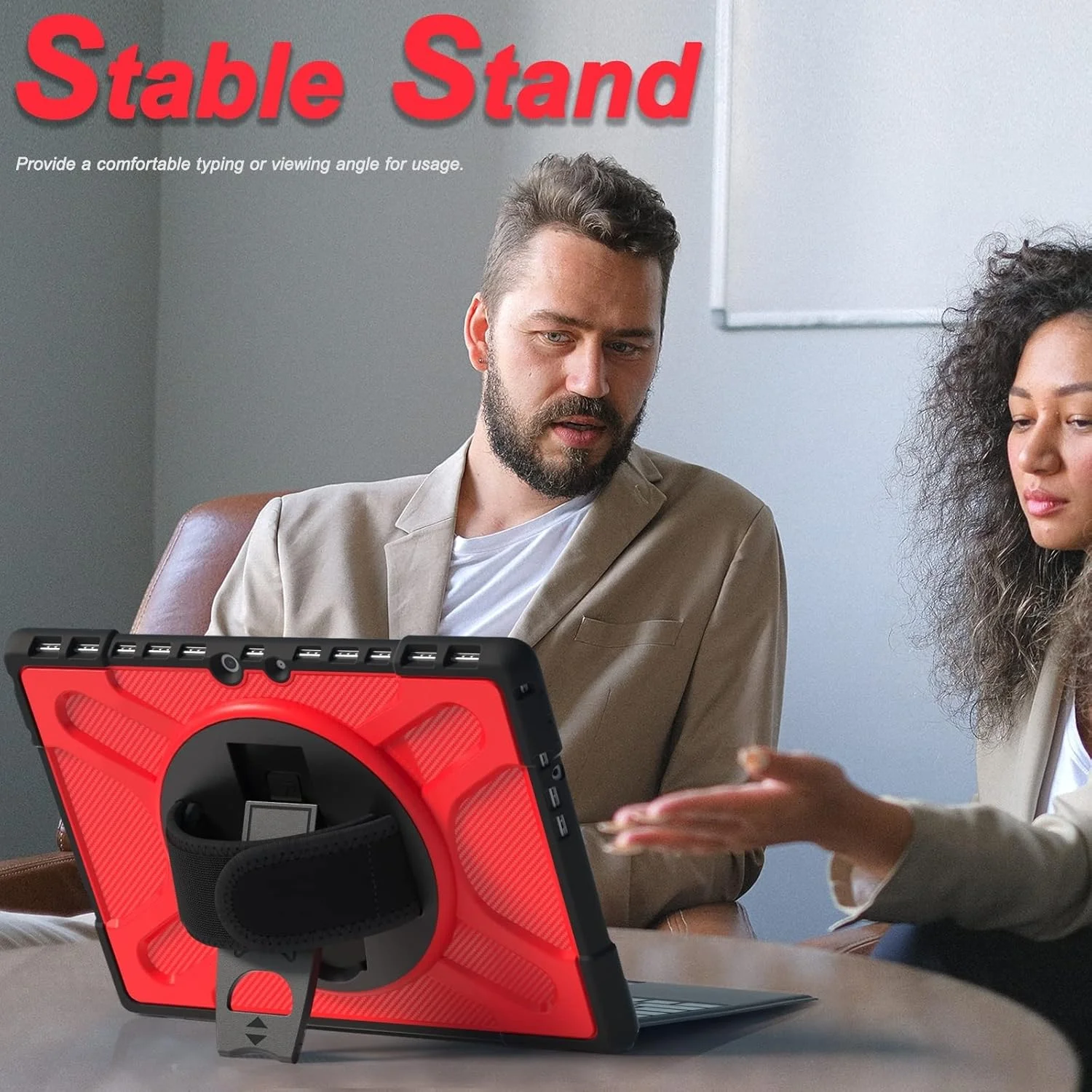 کیف محافظ تبلت کیهنگ شیهویی مناسب برای مایکروسافت Surface Pro 8 مدل TPU + PC (قرمز)(مشکی)(سبز فسفری)(آبی)(شفاف) (رنگ: قرمز) کیف محافظ تبلت کیهنگ شیهویی مناسب برای مایکروسافت Surface Pro 8 مدل TPU + PC (قرمز)(مشکی)(سبز فسفری)(آبی)(شفاف) (رنگ: قرمز)