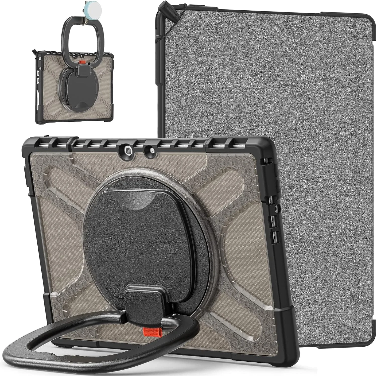 کیف محافظ تبلت مایکروسافت سرفیس پرو 8 کیهنگ شیهویی مدل TPU + PC (رنگ چای)(مشکی)(قرمز) و غیره (رنگ: رنگ چای)