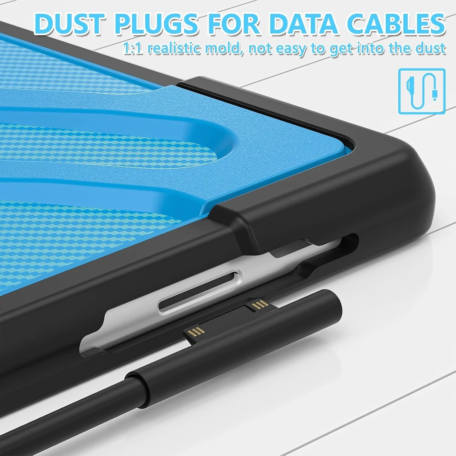 کیف محافظ تبلت مایکروسافت سرفیس پرو 8 کیهنگ شیهویی، جنس TPU + PC (رنگ چای)(مشکی)(قرمز) و غیره (رنگ: آبی)