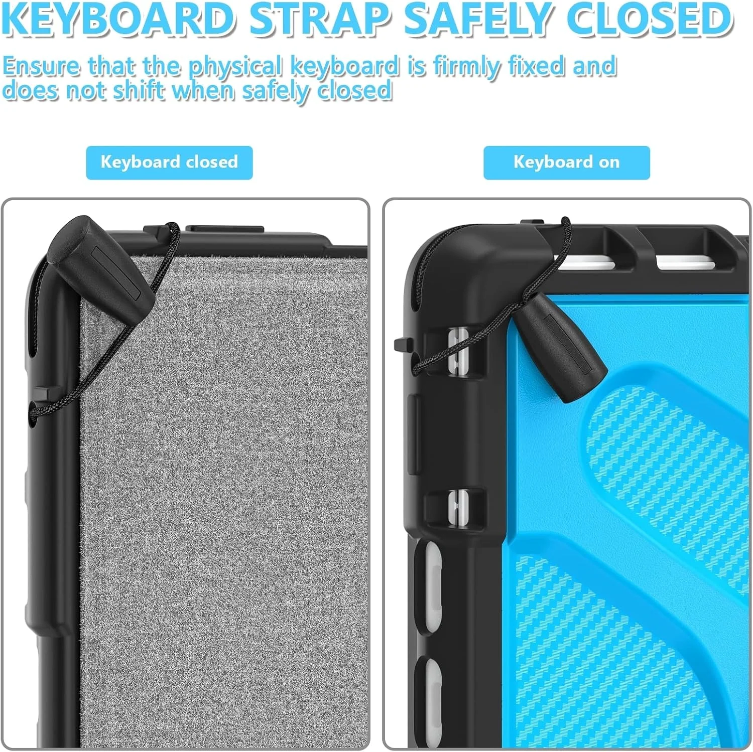 کیف محافظ تبلت مایکروسافت سرفیس پرو 8 کیهنگ شیهویی، جنس TPU + PC (رنگ چای)(مشکی)(قرمز) و غیره (رنگ: آبی)