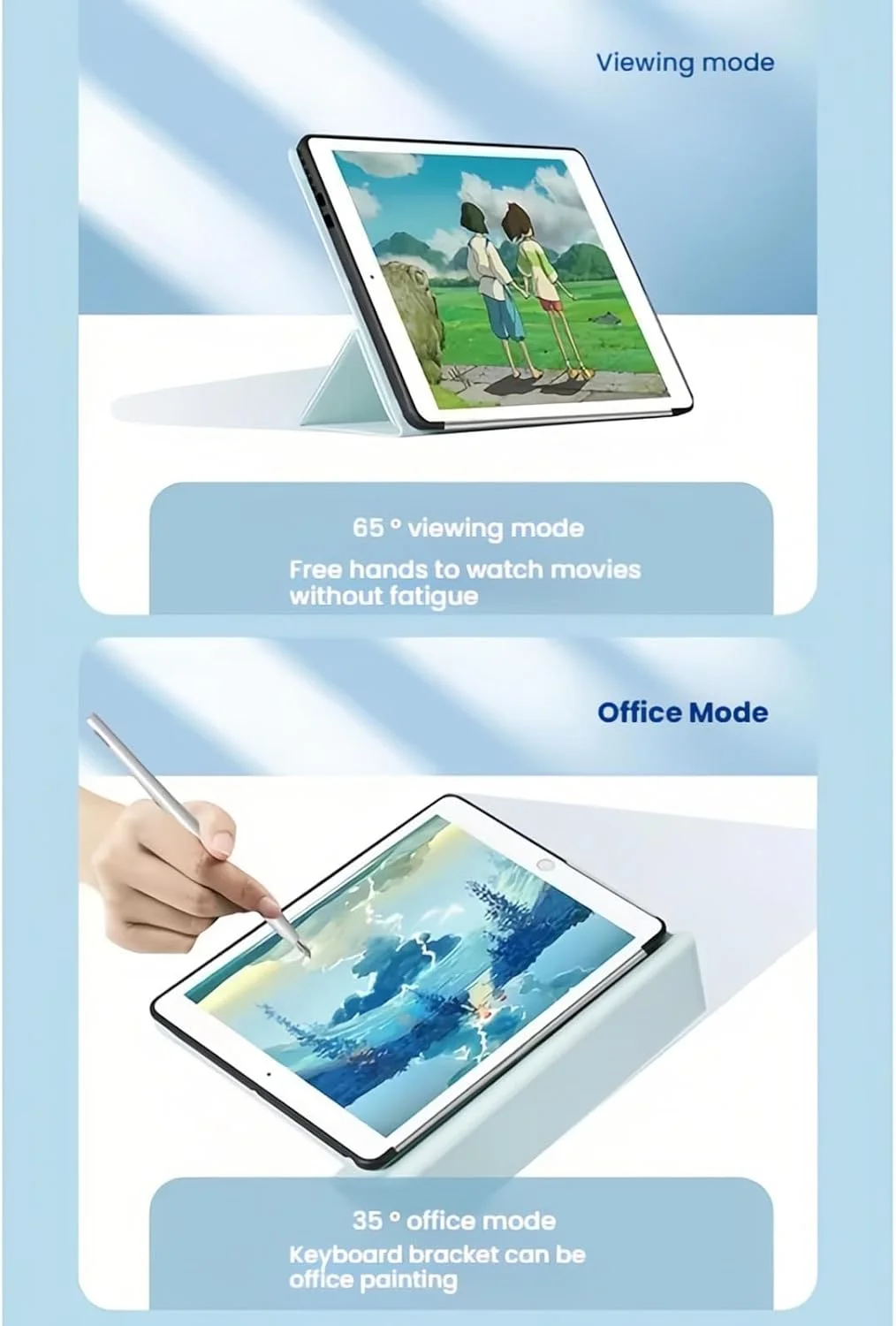 کاور Gruattreay سازگار با تبلت مایکروسافت Surface Pro 11/10/9 13 اینچی مدل 2024/2022، کاور چرمی TPU فوق العاده باریک و سبک با استند، ضد ضربه و مقاوم (بنفش خاکستری) کاور Gruattreay سازگار با تبلت مایکروسافت Surface Pro 11/10/9 13 اینچی مدل 2024/2022، کاور چرمی TPU فوق العاده باریک و سبک با استند، ضد ضربه و مقاوم (بنفش خاکستری)