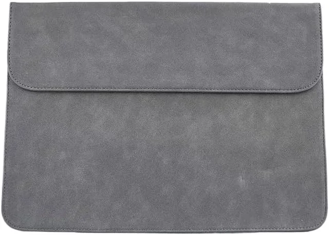 کیف آستینی Gruattreay سازگار با Microsoft Surface Pro 12 اینچ 2025، کیف چرمی قابل حمل سبک و ضد ضربه برای Surface Pro 12 (خاکستری)