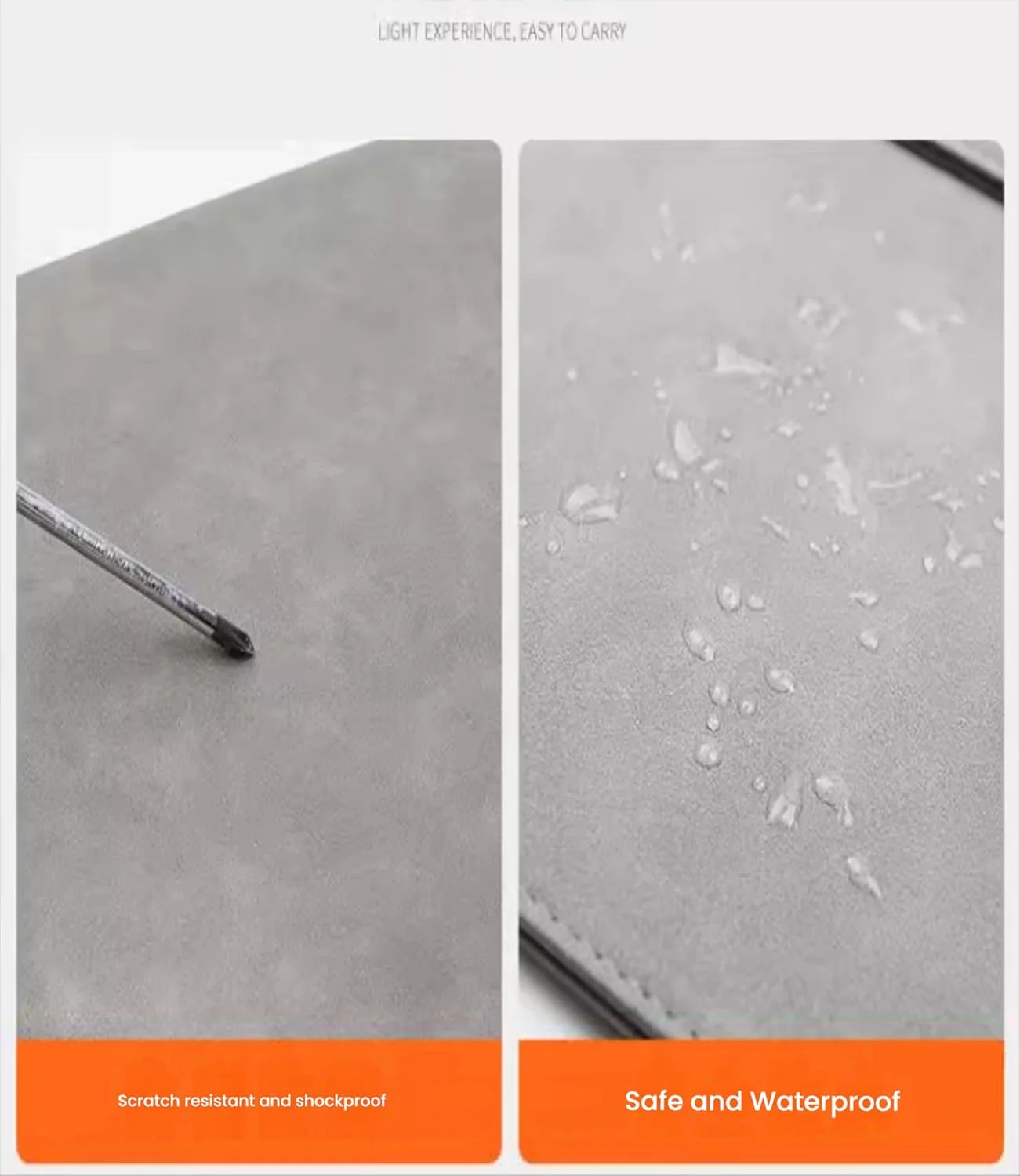 کیف آستینی Gruattreay سازگار با Microsoft Surface Pro 12 اینچ 2025، کیف چرمی قابل حمل سبک و ضد ضربه برای Surface Pro 12 (خاکستری)