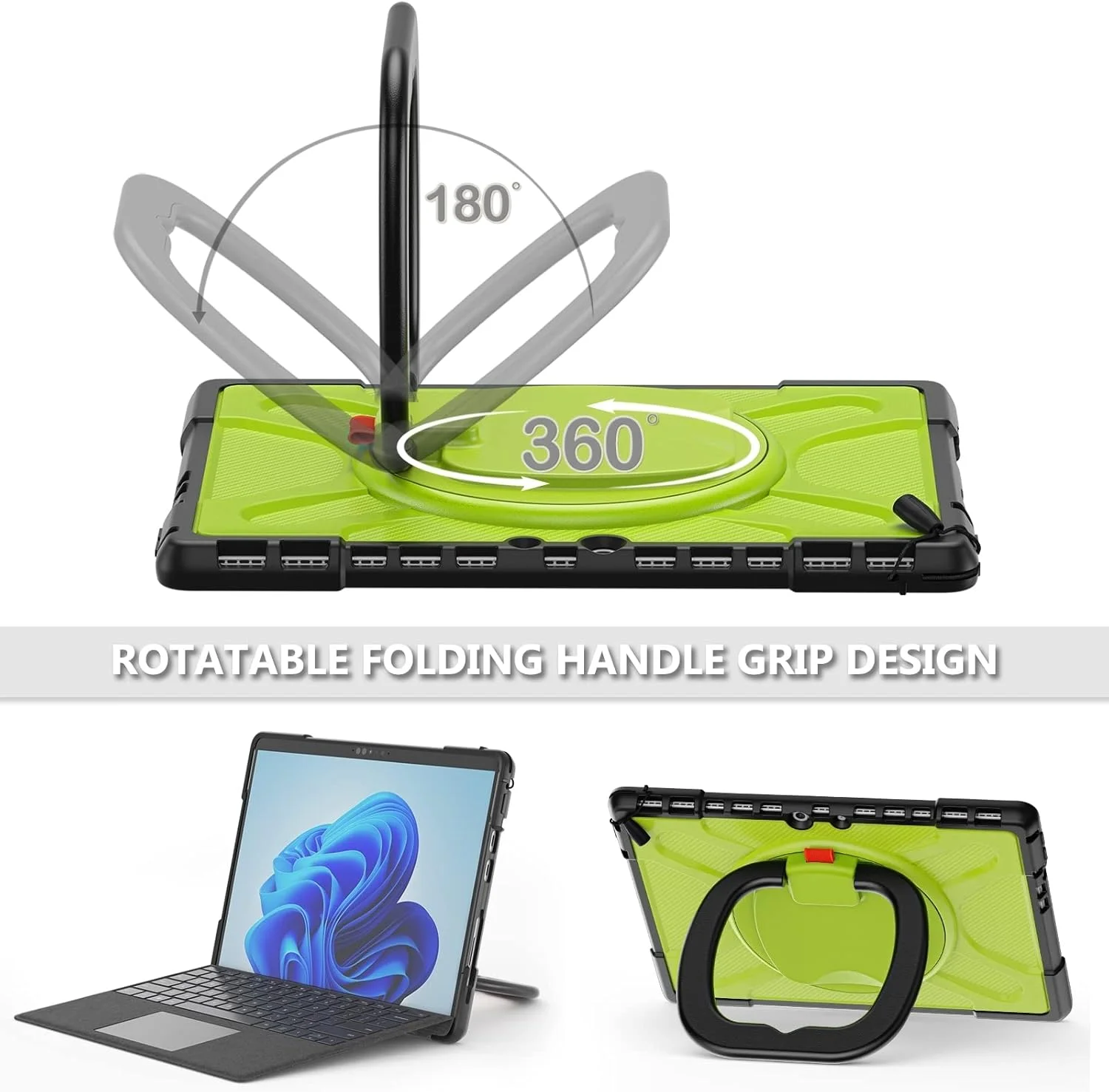 کاور تبلت SHIHUI برای مایکروسافت Surface Pro 8 TPU + PC (رنگ چای)(مشکی)(قرمز) و غیره (رنگ: سبز زرد) کاور تبلت SHIHUI برای مایکروسافت Surface Pro 8 TPU + PC (رنگ چای)(مشکی)(قرمز) و غیره (رنگ: سبز زرد)