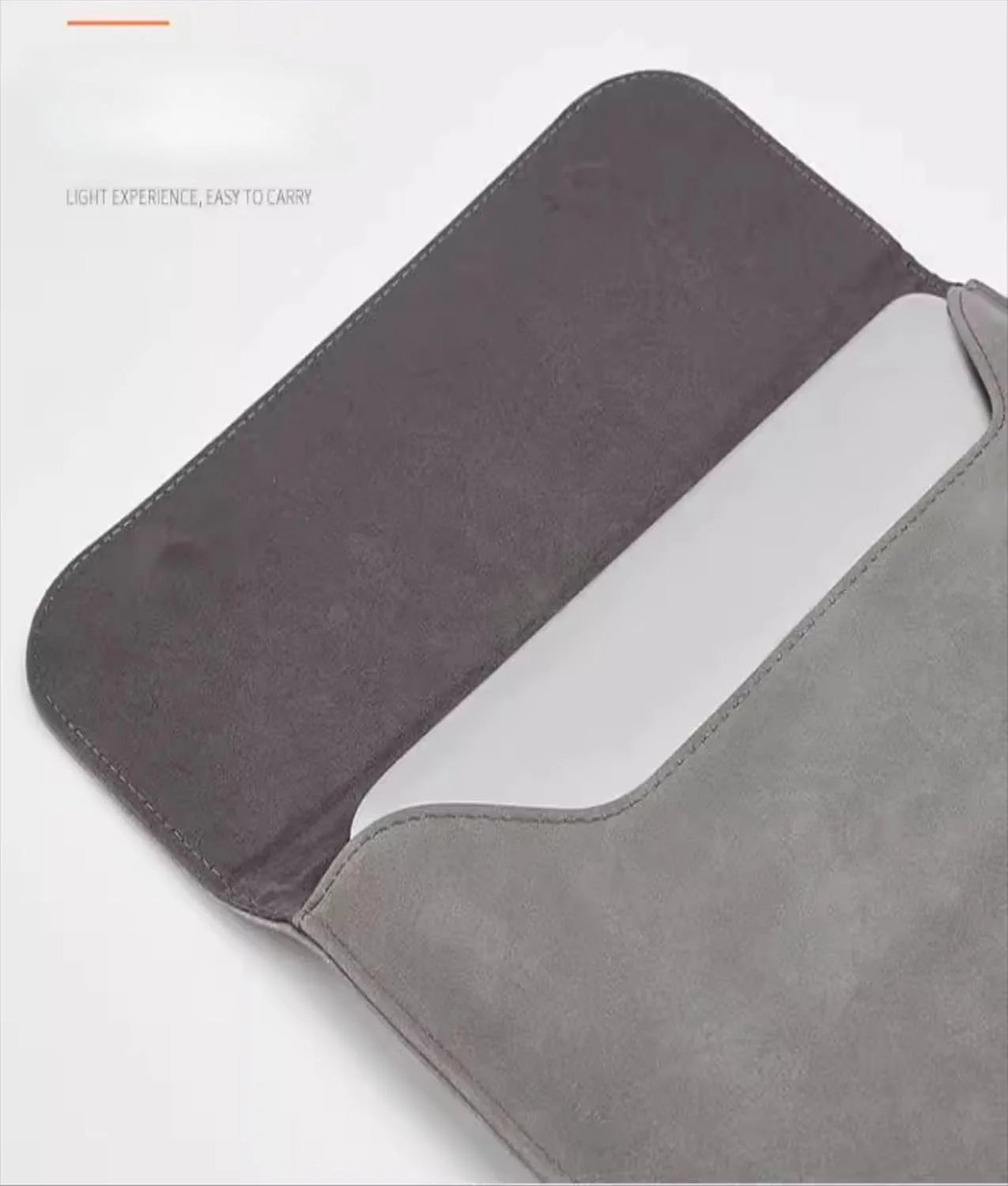 کیف آستینی Gruattreay سازگار با Microsoft Surface Pro 12 اینچ 2025، کیف چرمی قابل حمل سبک و ضد ضربه برای Surface Pro 12 (خاکستری)