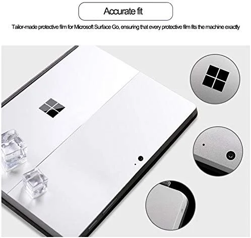 کیهانگ شیهویی قاب گوشی محافظ پشت فیلم تبلت برای مایکروسافت Surface Go (خاکستری تیره) (رنگ: طلایی) کیهانگ شیهویی قاب گوشی محافظ پشت فیلم تبلت برای مایکروسافت Surface Go (خاکستری تیره) (رنگ: طلایی)