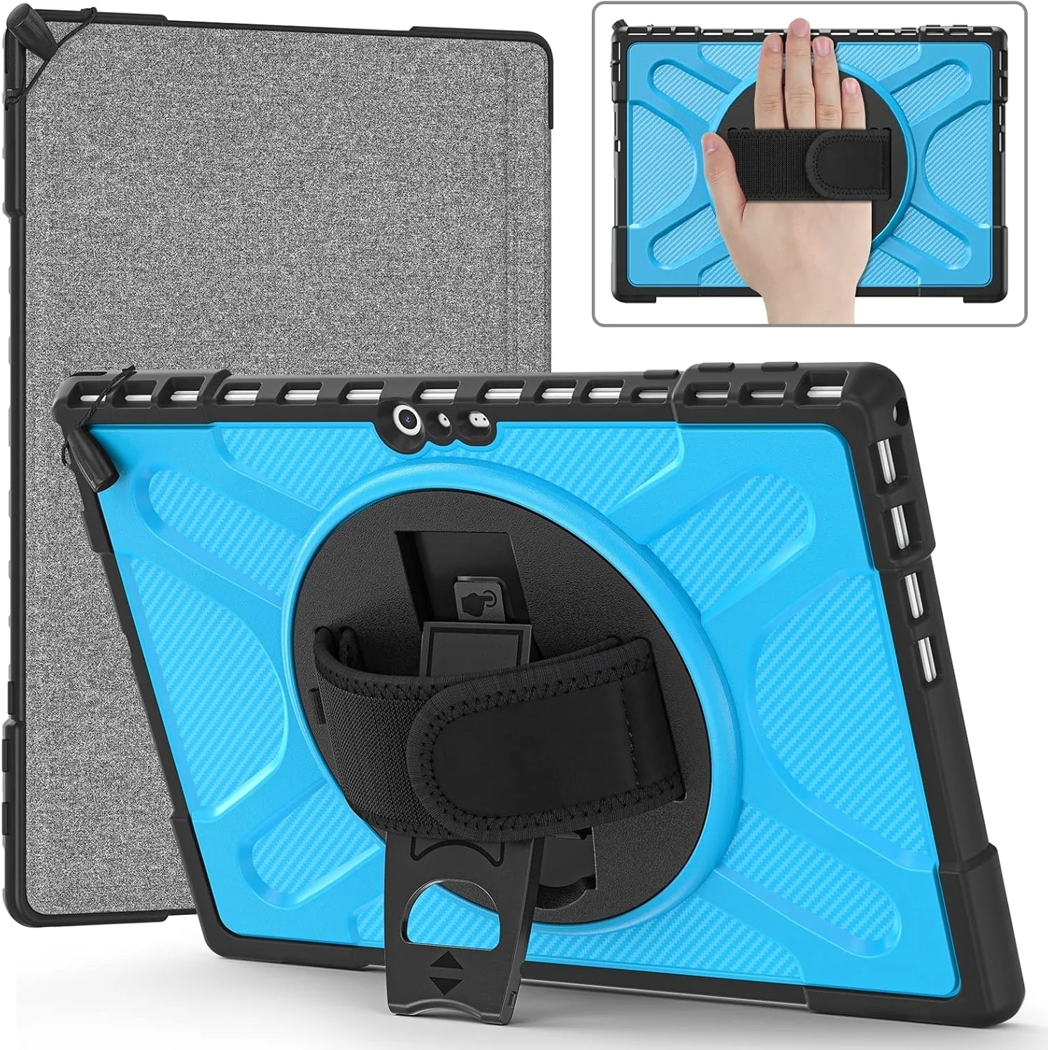 کیف محافظ تبلت کیهنگ شیهویی مناسب برای مایکروسافت Surface Pro 4/5/6/7 مدل TPU + PC (مشکی)(رنگ چای)(قرمز) و غیره (رنگ: آبی) کیف محافظ تبلت کیهنگ شیهویی مناسب برای مایکروسافت Surface Pro 4/5/6/7 مدل TPU + PC (مشکی)(رنگ چای)(قرمز) و غیره (رنگ: آبی)