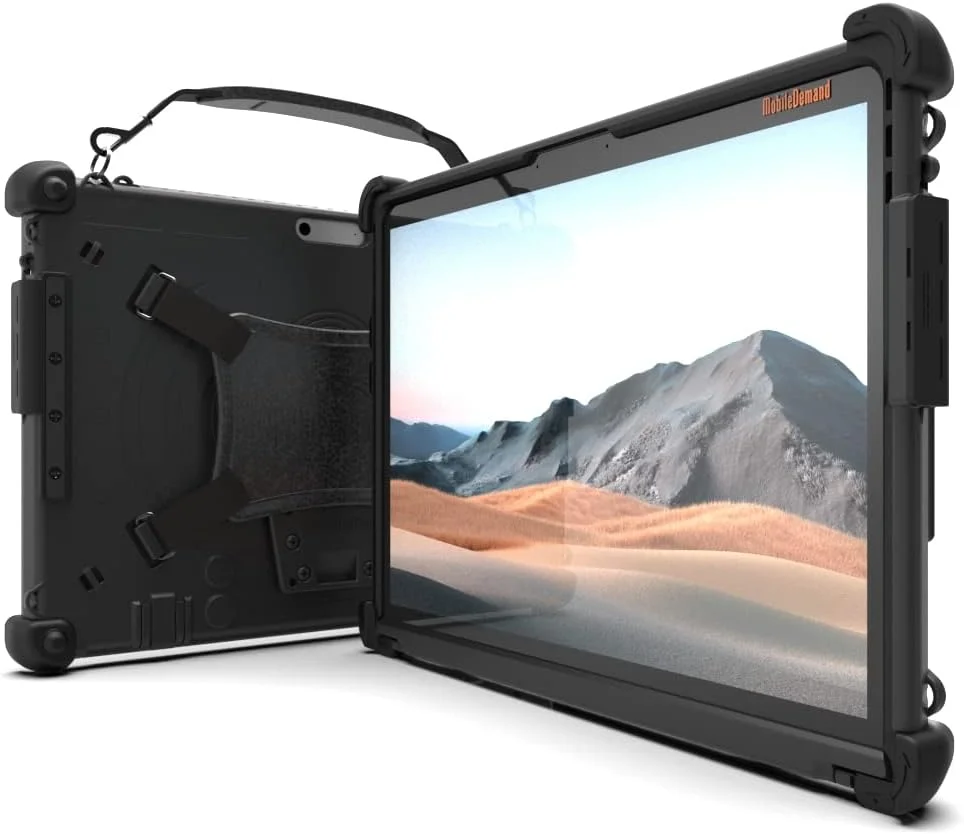 MobileDemand Ultra Rugged Standard Case for Microsoft Surface Pro 9 – Also Work with Surface Pro 10 – Heavy Duty Tablet Case – Briefcase Handle, Hand Strap, Keyboard Compatible, Fully Protective Case MobileDemand Ultra Rugged Standard Case for Microsoft Surface Pro 9 – Also Work with Surface Pro 10 – Heavy Duty Tablet Case – Briefcase Handle, Hand Strap, Keyboard Compatible, Fully Protective Case