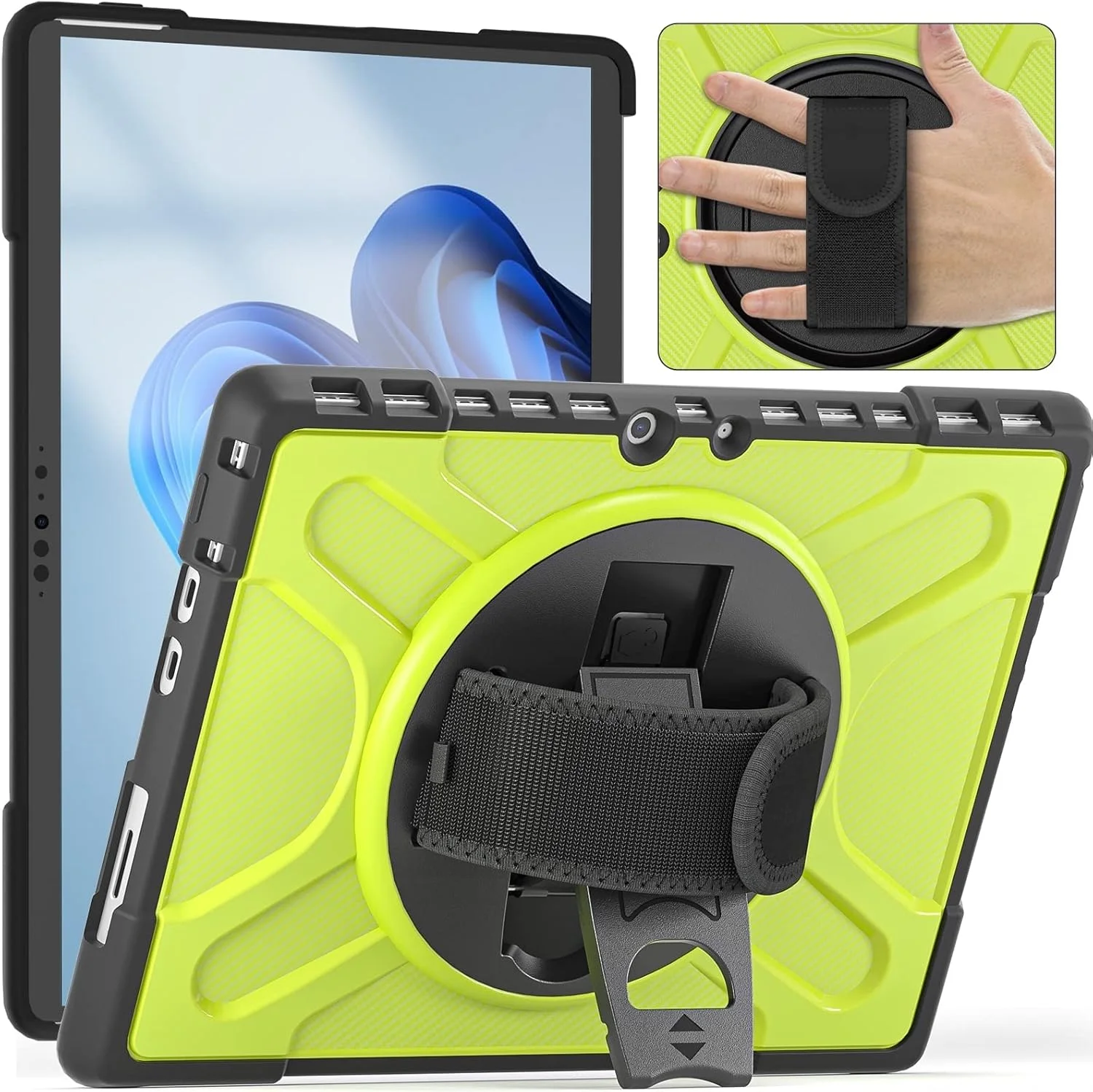 کاور تبلت SHIHUI برای مایکروسافت Surface Pro 8 مدل TPU + PC (قرمز)(مشکی)(سبز فسفری)(آبی)(شفاف) (رنگ: سبز فسفری) کاور تبلت SHIHUI برای مایکروسافت Surface Pro 8 مدل TPU + PC (قرمز)(مشکی)(سبز فسفری)(آبی)(شفاف) (رنگ: سبز فسفری)