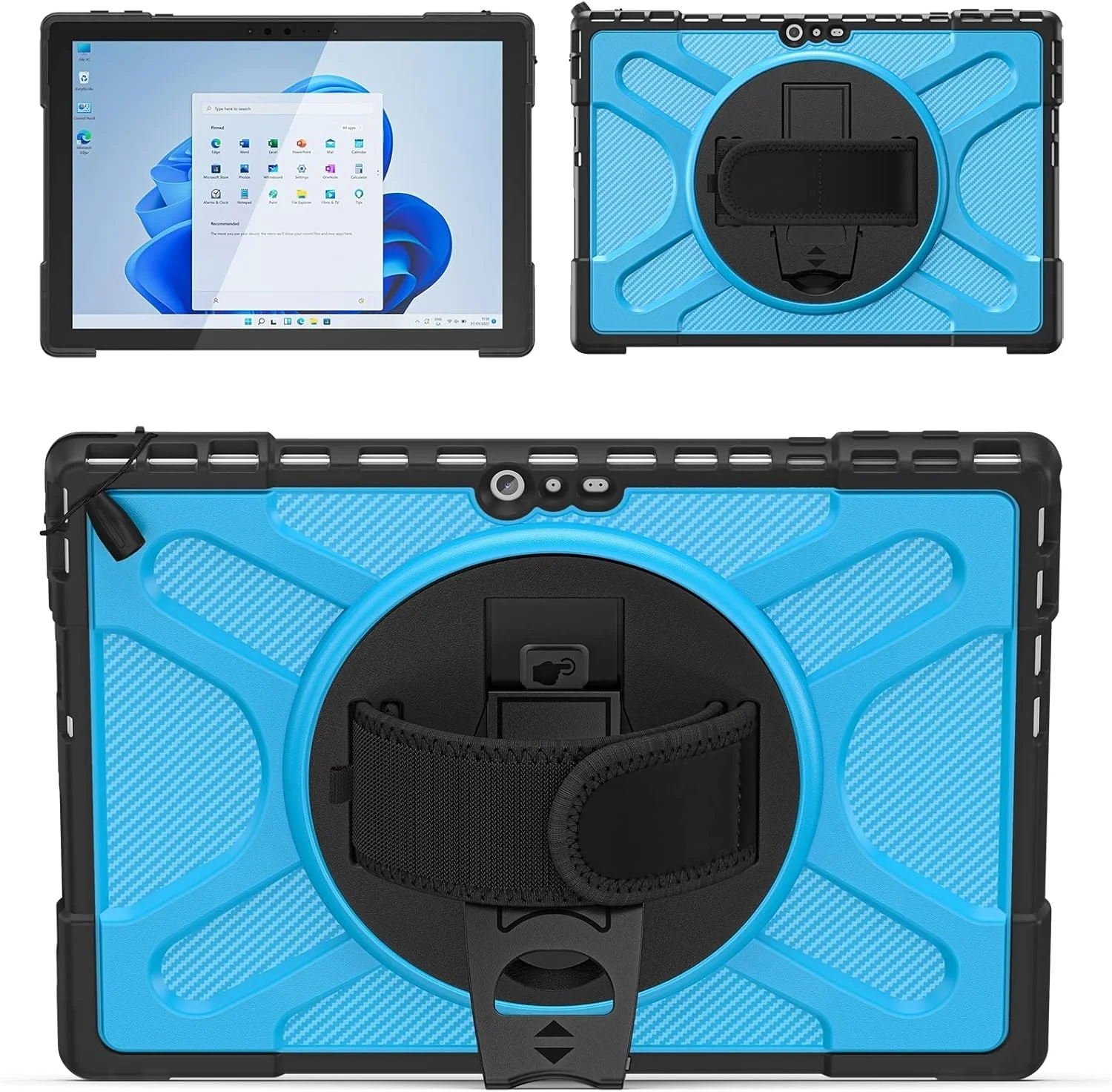 کیف محافظ تبلت کیهنگ شیهویی مناسب برای مایکروسافت Surface Pro 4/5/6/7 مدل TPU + PC (مشکی)(رنگ چای)(قرمز) و غیره (رنگ: آبی) کیف محافظ تبلت کیهنگ شیهویی مناسب برای مایکروسافت Surface Pro 4/5/6/7 مدل TPU + PC (مشکی)(رنگ چای)(قرمز) و غیره (رنگ: آبی)