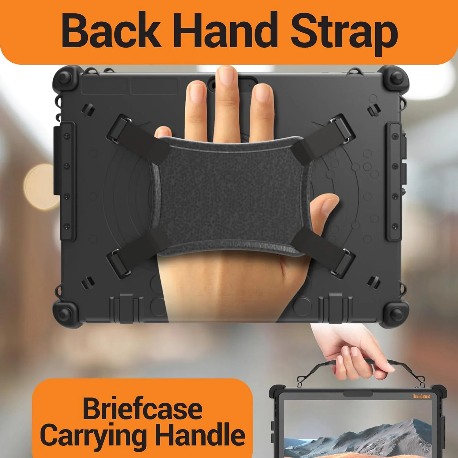 MobileDemand Ultra Rugged Standard Case for Microsoft Surface Pro 9 – Also Work with Surface Pro 10 – Heavy Duty Tablet Case – Briefcase Handle, Hand Strap, Keyboard Compatible, Fully Protective Case MobileDemand Ultra Rugged Standard Case for Microsoft Surface Pro 9 – Also Work with Surface Pro 10 – Heavy Duty Tablet Case – Briefcase Handle, Hand Strap, Keyboard Compatible, Fully Protective Case