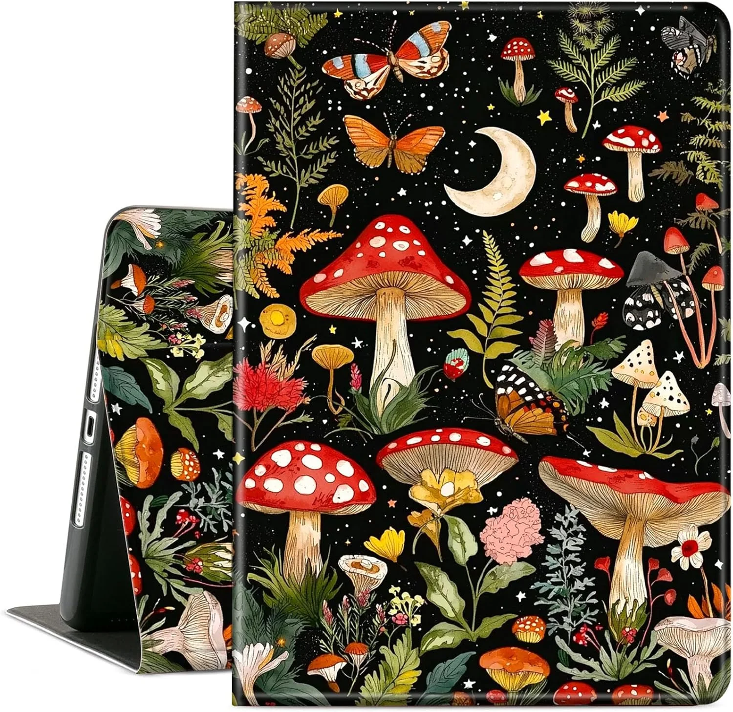 کیف ACWDMKH برای تبلت 12.3 اینچی Microsoft Surface Pro 7 Plus/7/6/5/4، جلد چرمی با پایه قابل تنظیم برای کیف Surface Pro 12.3، طرح قارچ و پروانه کیف ACWDMKH برای تبلت 12.3 اینچی Microsoft Surface Pro 7 Plus/7/6/5/4، جلد چرمی با پایه قابل تنظیم برای کیف Surface Pro 12.3، طرح قارچ و پروانه