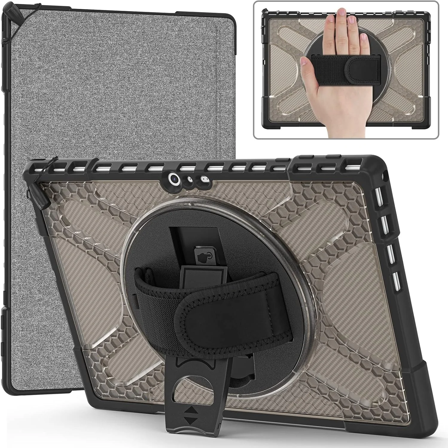 کیف محافظ تبلت QIHANG SHIHUI برای مایکروسافت Surface Pro 4/5/6/7 مدل TPU + PC (مشکی)(رنگ چای)(قرمز) و غیره (رنگ: رنگ چای) کیف محافظ تبلت QIHANG SHIHUI برای مایکروسافت Surface Pro 4/5/6/7 مدل TPU + PC (مشکی)(رنگ چای)(قرمز) و غیره (رنگ: رنگ چای)