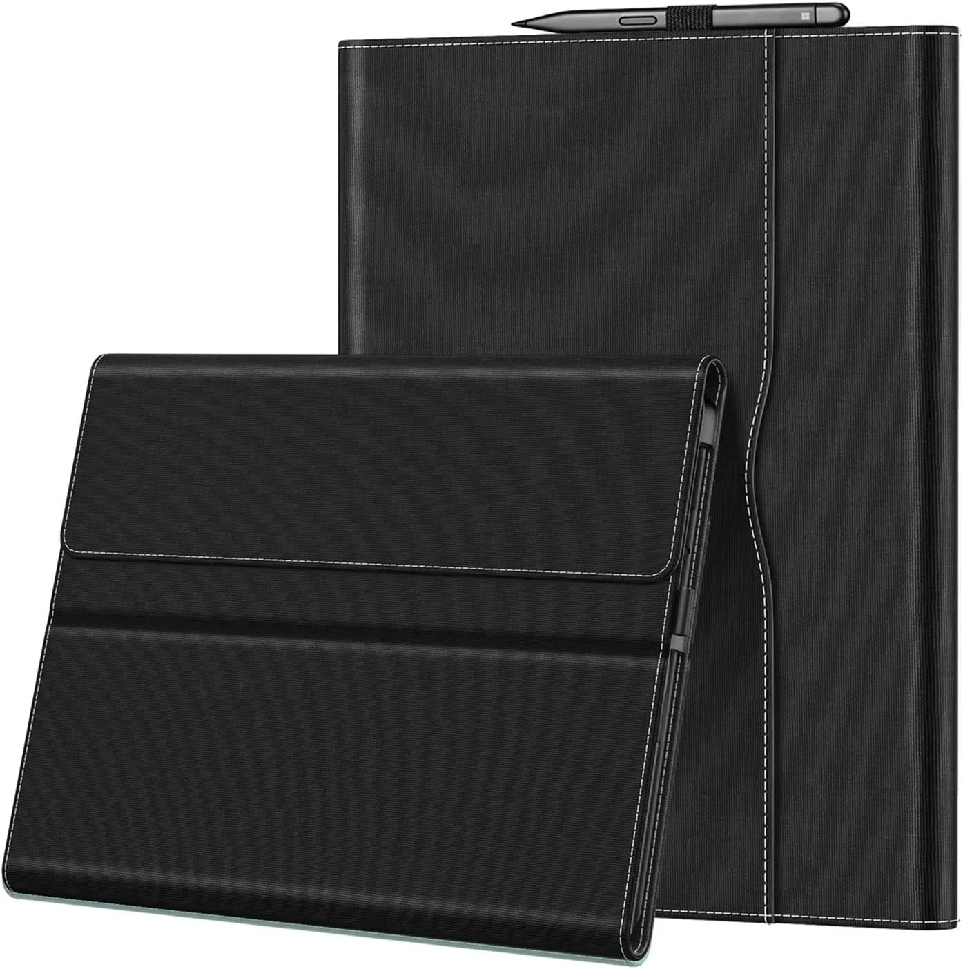 کیف محافظ تبلت مایکروسافت سرفیس پرو لمسی مدل 2021 HAODEE، مناسب برای کار، دارای جیب کناری و جای قلم (رنگ: مشکی، سایز: سرفیس پرو 8 13 اینچ) کیف محافظ تبلت مایکروسافت سرفیس پرو لمسی مدل 2021 HAODEE، مناسب برای کار، دارای جیب کناری و جای قلم (رنگ: مشکی، سایز: سرفیس پرو 8 13 اینچ)