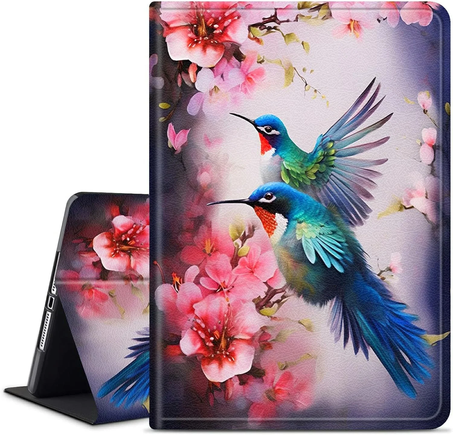 کیف محافظ تبلت مایکروسافت Surface Pro 9 / Pro 9 5G 2022 مدل 13 اینچی Dikoer، با استند قابل تنظیم، ضد ضربه، محافظت قوی، سازگار با کیبورد Type Cover، طرح مرغ مگس خوار