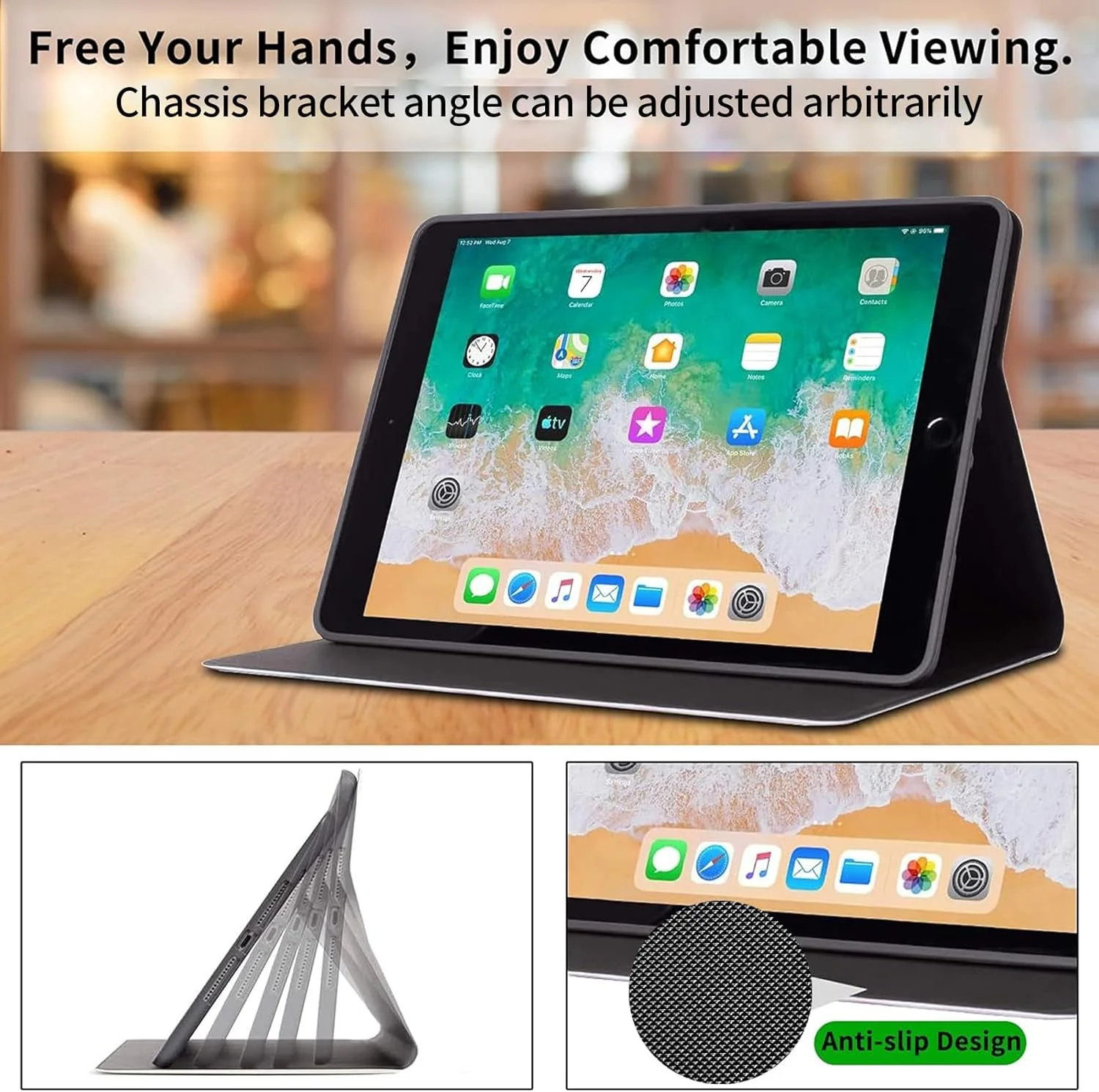 کاور محافظ چرمی هوشمند باریک مناسب سرفیس پرو 7 مایکروسافت، طرح جمجمه و پروانه، مناسب برای سرفیس پرو 7 پلاس/6/5/4 با اندازه 12.3 اینچ