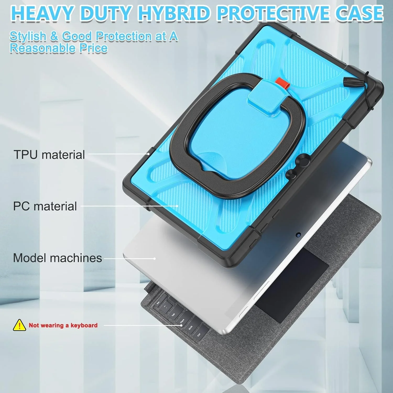 کیف محافظ تبلت کیهنگ شیهویی مناسب برای مایکروسافت سرفیس گو 1/2/3 مدل TPU + PC (مشکی)(رنگ چای)(قرمز) و غیره (رنگ: آبی) کیف محافظ تبلت کیهنگ شیهویی مناسب برای مایکروسافت سرفیس گو 1/2/3 مدل TPU + PC (مشکی)(رنگ چای)(قرمز) و غیره (رنگ: آبی)