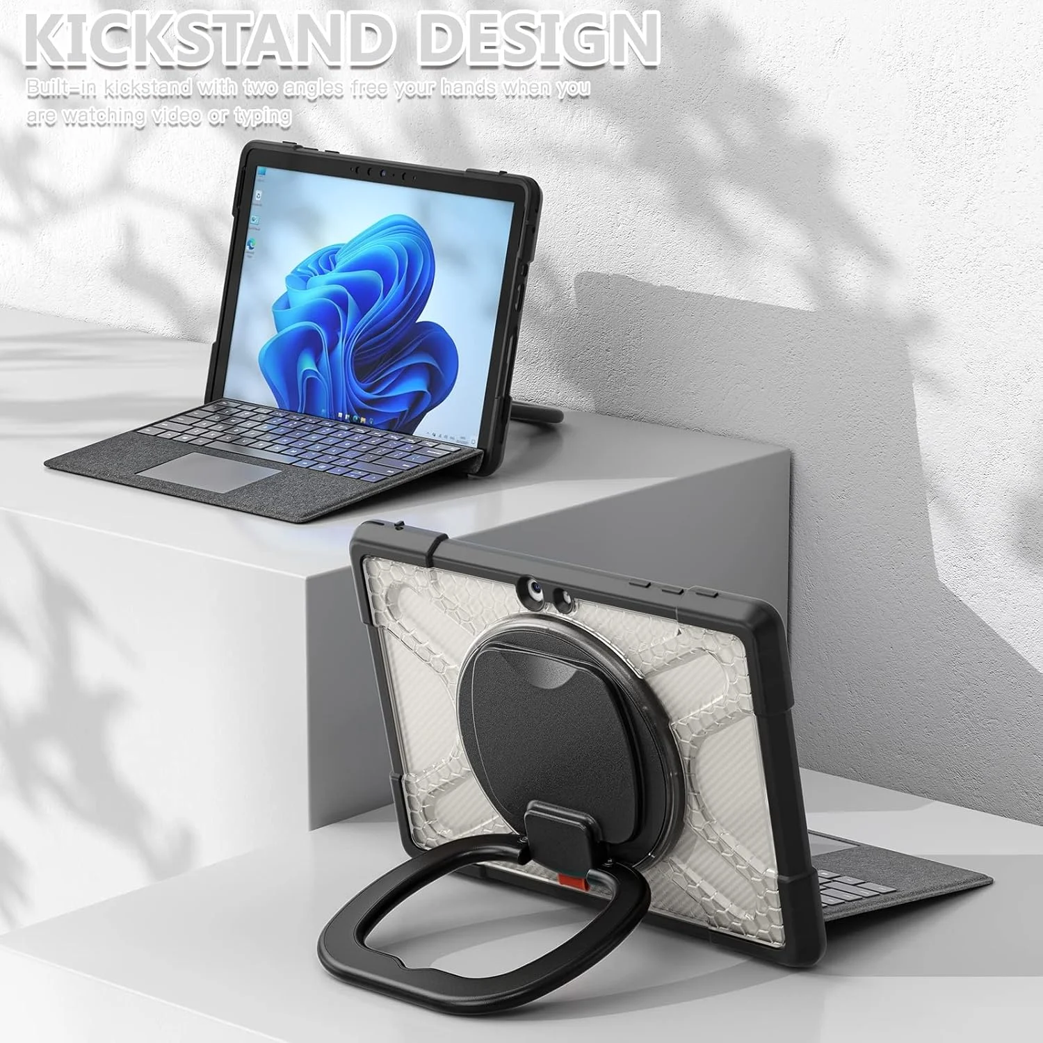 قاب گوشی کیهنگ شیهویی برای تبلت مایکروسافت Surface Go 1/2 / 3 TPU + PC (مشکی)(رنگ چای)(قرمز) و غیره (رنگ: شفاف) قاب گوشی کیهنگ شیهویی برای تبلت مایکروسافت Surface Go 1/2 / 3 TPU + PC (مشکی)(رنگ چای)(قرمز) و غیره (رنگ: شفاف)