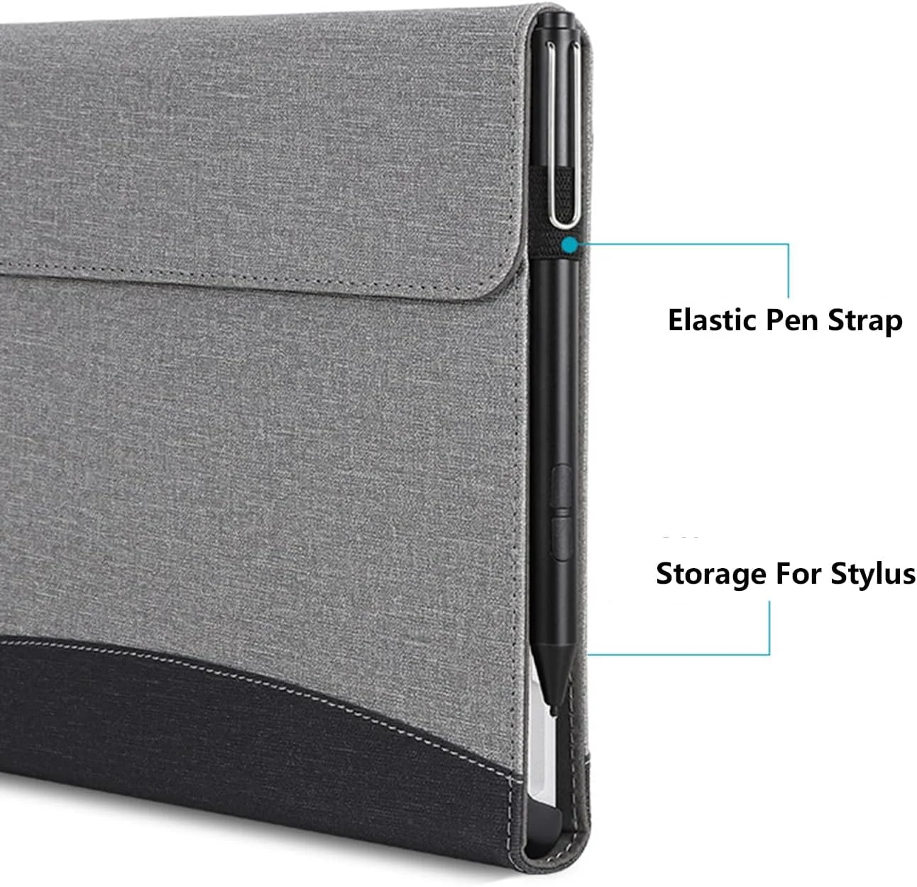 کیف HEUCYL برای Microsoft Surface Go 3 2021 / Surface Go 2 2020 / Surface Go 2018 با قابلیت تنظیم چند زاویه، کیف چرمی PU، آبی کیف HEUCYL برای Microsoft Surface Go 3 2021 / Surface Go 2 2020 / Surface Go 2018 با قابلیت تنظیم چند زاویه، کیف چرمی PU، آبی