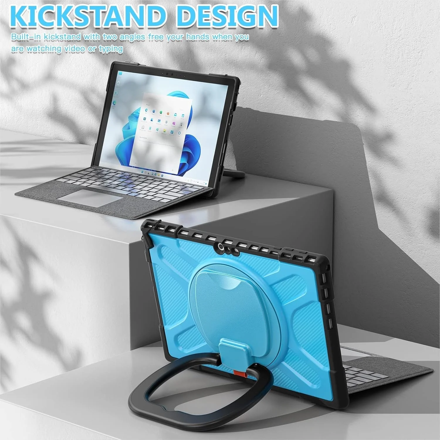 کاور گوشی SHIHUI برای تبلت MicroSoft Surface Pro 4/5/6/7 TPU + PC (مشکی)(رنگ چای)(آبی) و غیره (رنگ: آبی) کاور گوشی SHIHUI برای تبلت MicroSoft Surface Pro 4/5/6/7 TPU + PC (مشکی)(رنگ چای)(آبی) و غیره (رنگ: آبی)