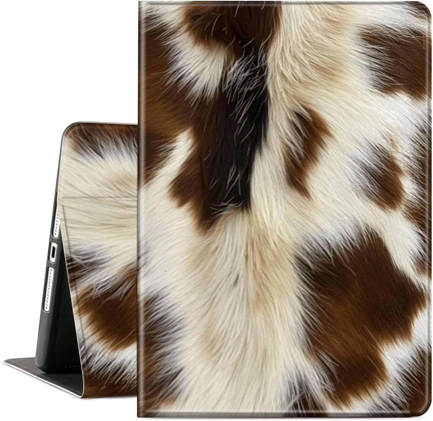 کیف ACWDMKH برای مایکروسافت سرفیس پرو 11/10 / 9 اینچ 13، چرم PU نازک و زیبا با قابلیت تنظیم پایه برای سرفیس پرو نسخه 11 AI، طرح پوست قهوه ای