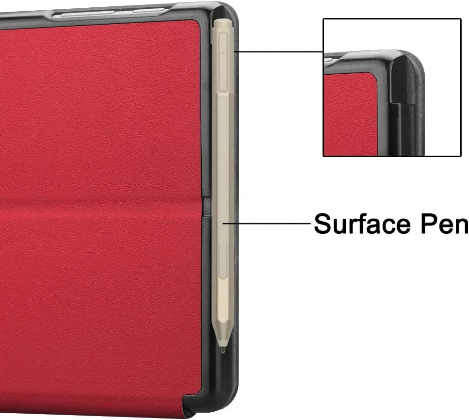 کیف تبلت RanTuo برای مایکروسافت Surface Go 3، چرم PU، سبک و نازک، ضد آب، ضد گرد و غبار، محافظ ضد افتادن برای مایکروسافت Surface Go 3. (قرمز) کیف تبلت RanTuo برای مایکروسافت Surface Go 3، چرم PU، سبک و نازک، ضد آب، ضد گرد و غبار، محافظ ضد افتادن برای مایکروسافت Surface Go 3. (قرمز)