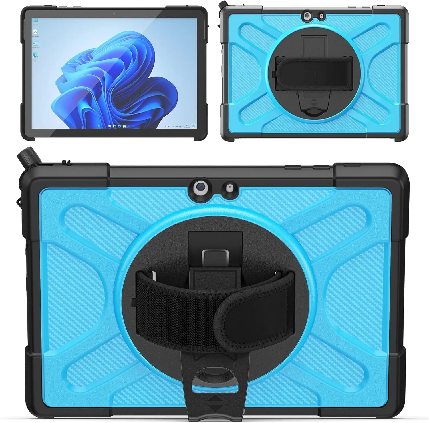 کاور گوشی SHIHUI برای تبلت MicroSoft Surface Go 1/2 / 3 TPU + PC (شفاف) (آبی) (سبز زرد) و غیره (رنگ: آبی) کاور گوشی SHIHUI برای تبلت MicroSoft Surface Go 1/2 / 3 TPU + PC (شفاف) (آبی) (سبز زرد) و غیره (رنگ: آبی)