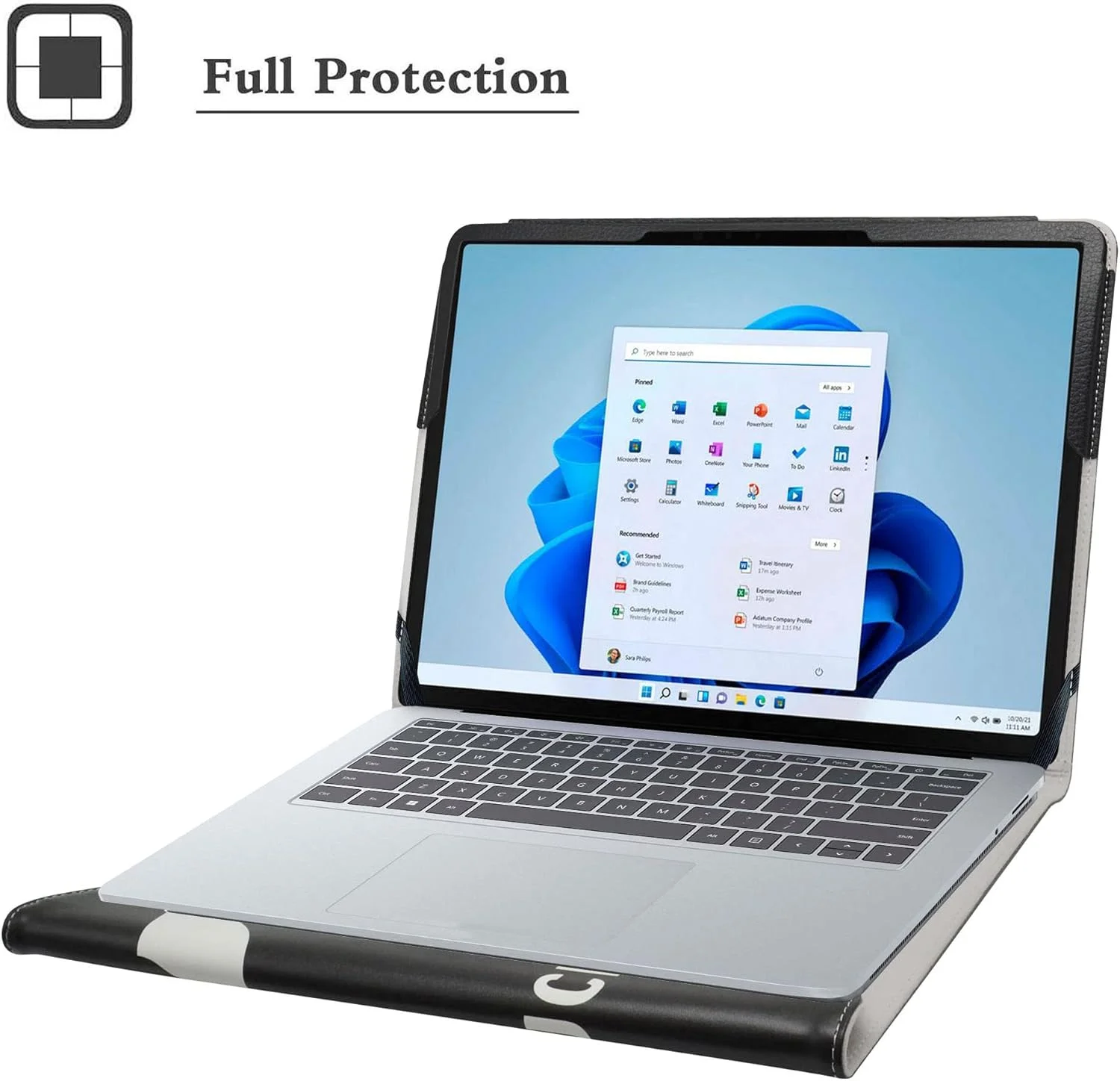 کیف چرمی Bige برای سرفیس لپ تاپ استودیو 2 مدل 2023، کاور تاشو دو حالته از جنس چرم PU برای تبلت های 14.4 اینچی مایکروسافت سرفیس لپ تاپ استودیو 2، طرح Don't Touch کیف چرمی Bige برای سرفیس لپ تاپ استودیو 2 مدل 2023، کاور تاشو دو حالته از جنس چرم PU برای تبلت های 14.4 اینچی مایکروسافت سرفیس لپ تاپ استودیو 2، طرح Don't Touch