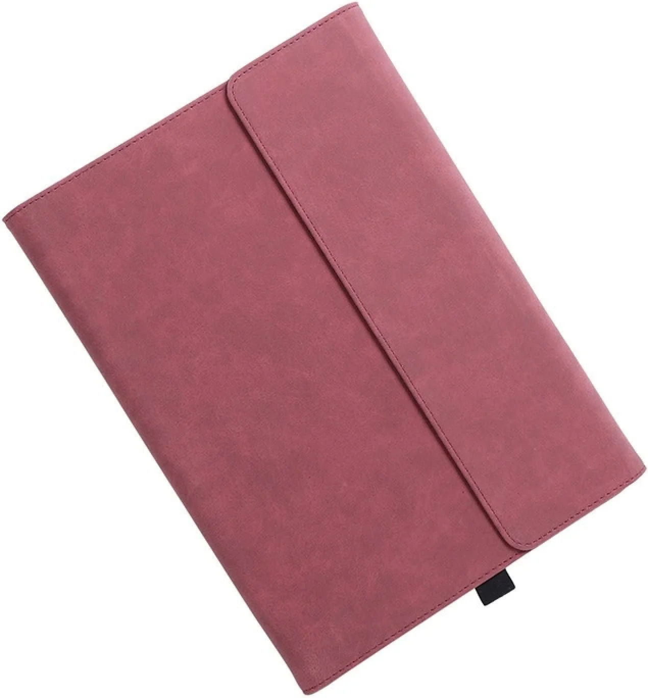 کیف محافظ تبلت تاشو ZZjingli با هولدر برای MicroSoft Surface Go (رنگ: چرم پوست گوسفند/قرمز)