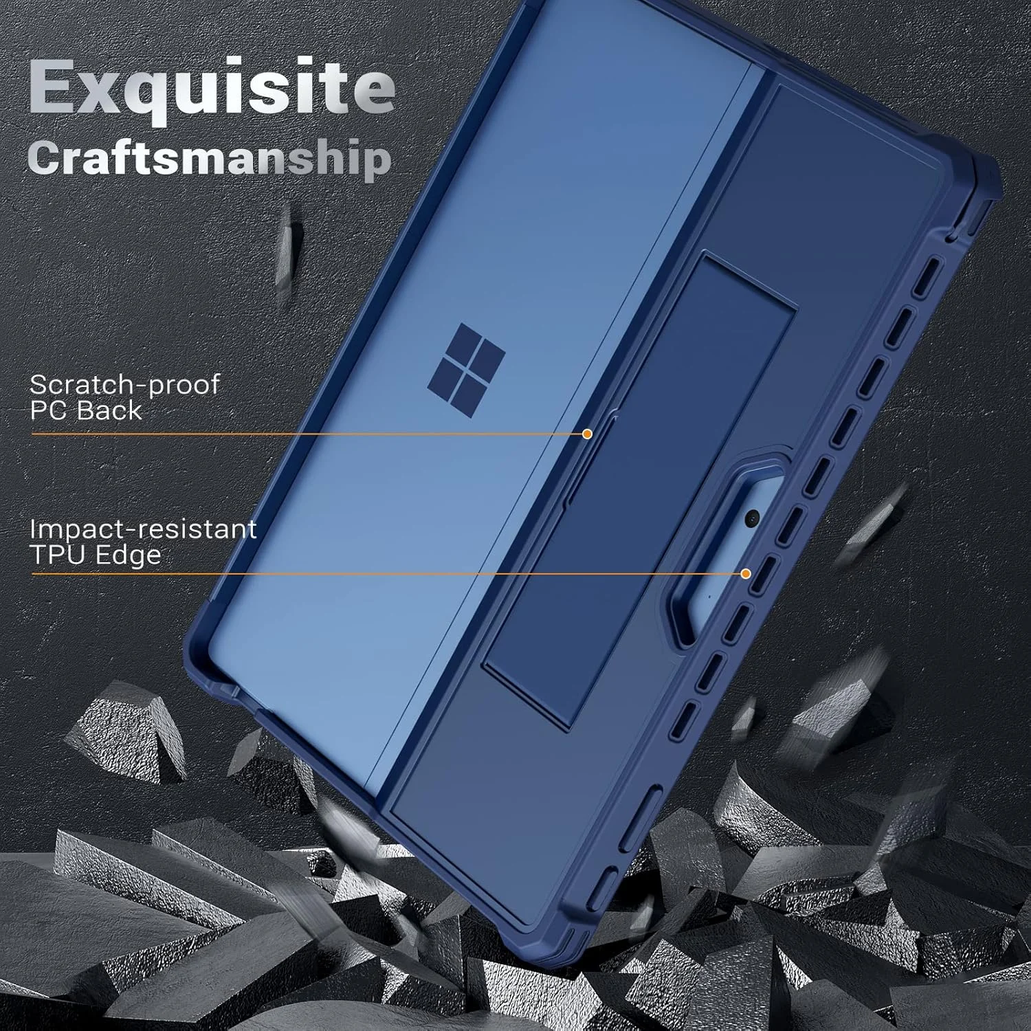 کاور محافظ موکو سازگار با مایکروسافت سرفیس پرو 9 / پرو 9 5G 13 اینچی 2022 - کاور محافظتی مقاوم و همه کاره با بند دستی و سازگار با کیبورد تایپ کاور مناسب سرفیس پرو 9، آبی کاور محافظ موکو سازگار با مایکروسافت سرفیس پرو 9 / پرو 9 5G 13 اینچی 2022 - کاور محافظتی مقاوم و همه کاره با بند دستی و سازگار با کیبورد تایپ کاور مناسب سرفیس پرو 9، آبی